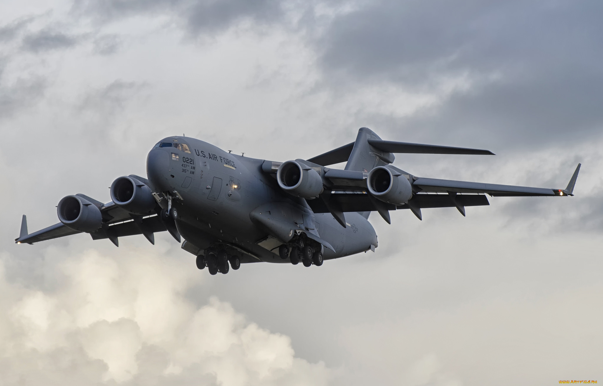 boeing, c17a, globemaster, iii, авиация, военно-транспортные, самолёты, ввс