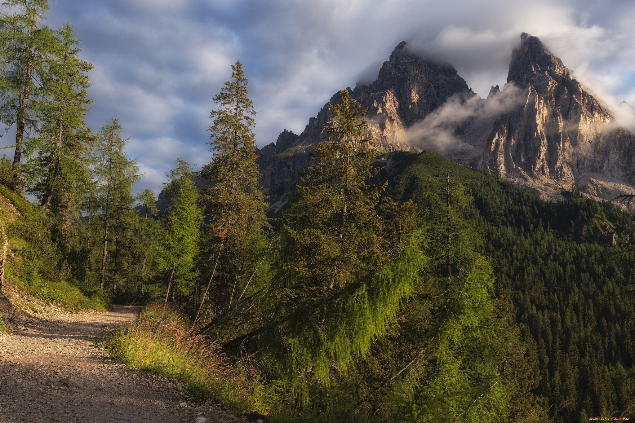 природа, горы, простор