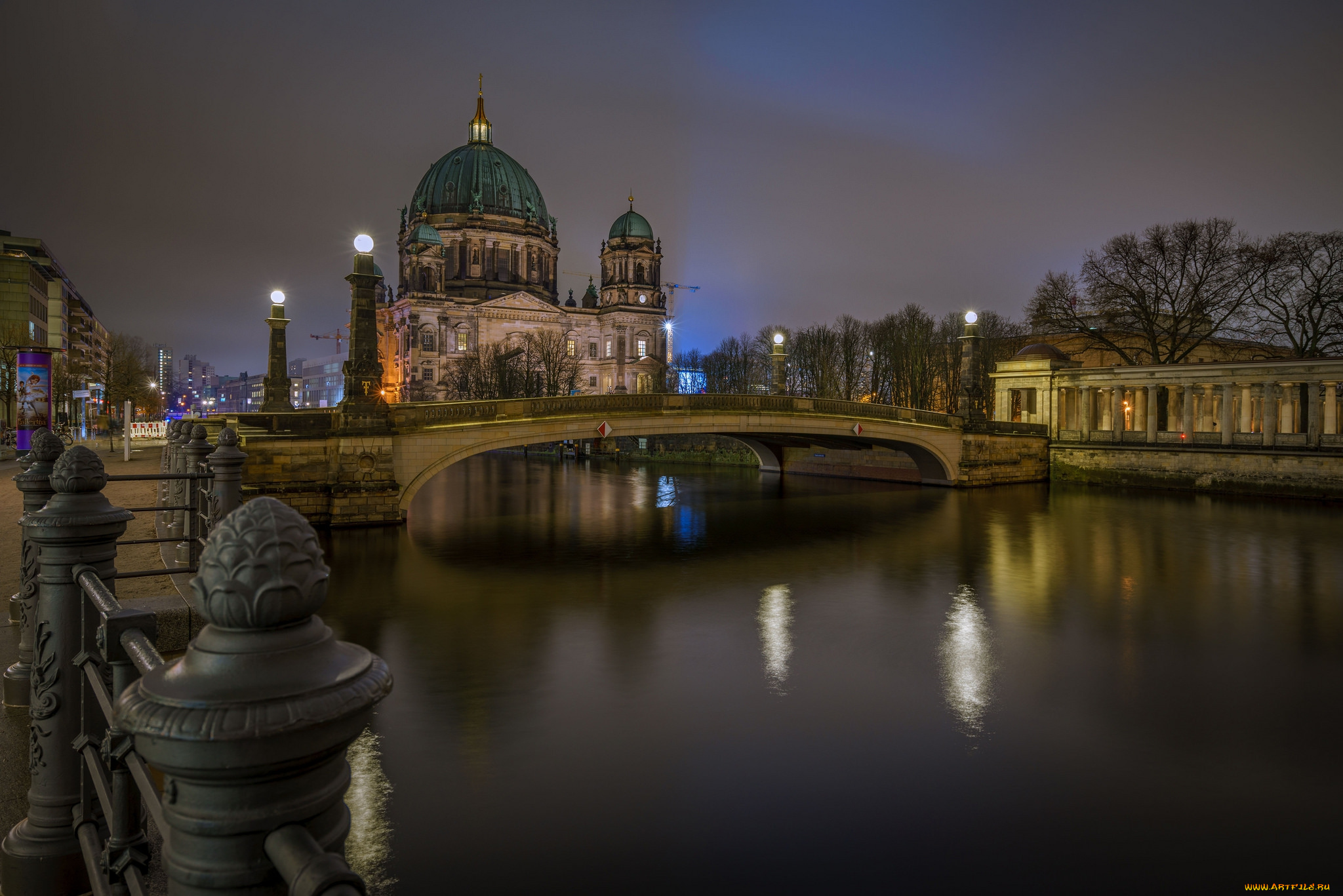 berliner, dom, города, берлин, , германия, простор