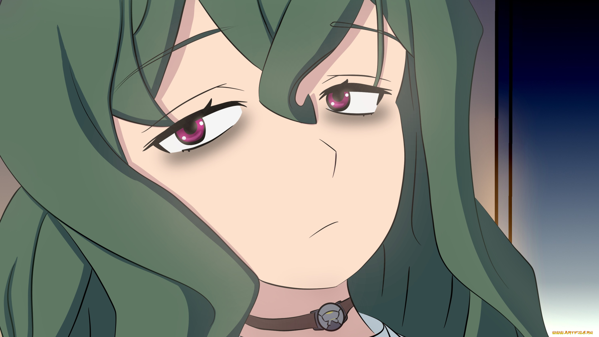 аниме, shimoneta, фон, взгляд, девушка