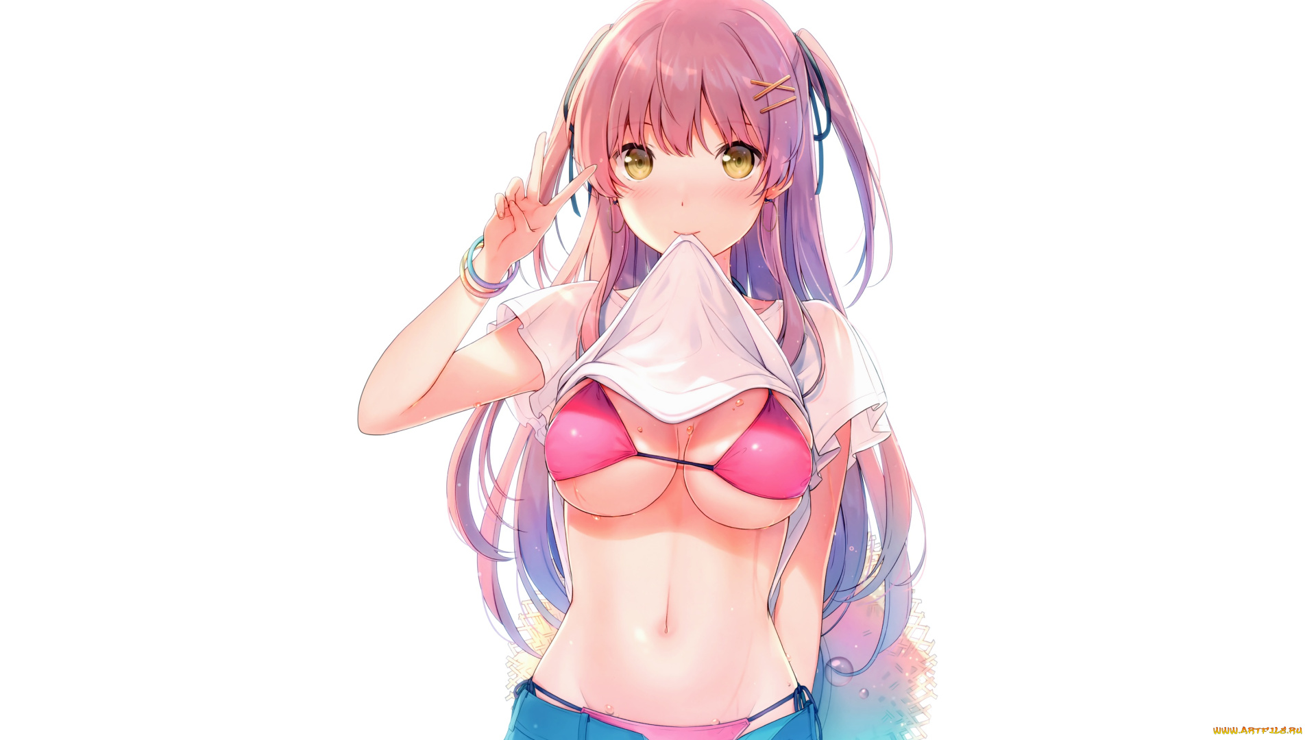 аниме, unknown, , другое, , фон, взгляд, девушка