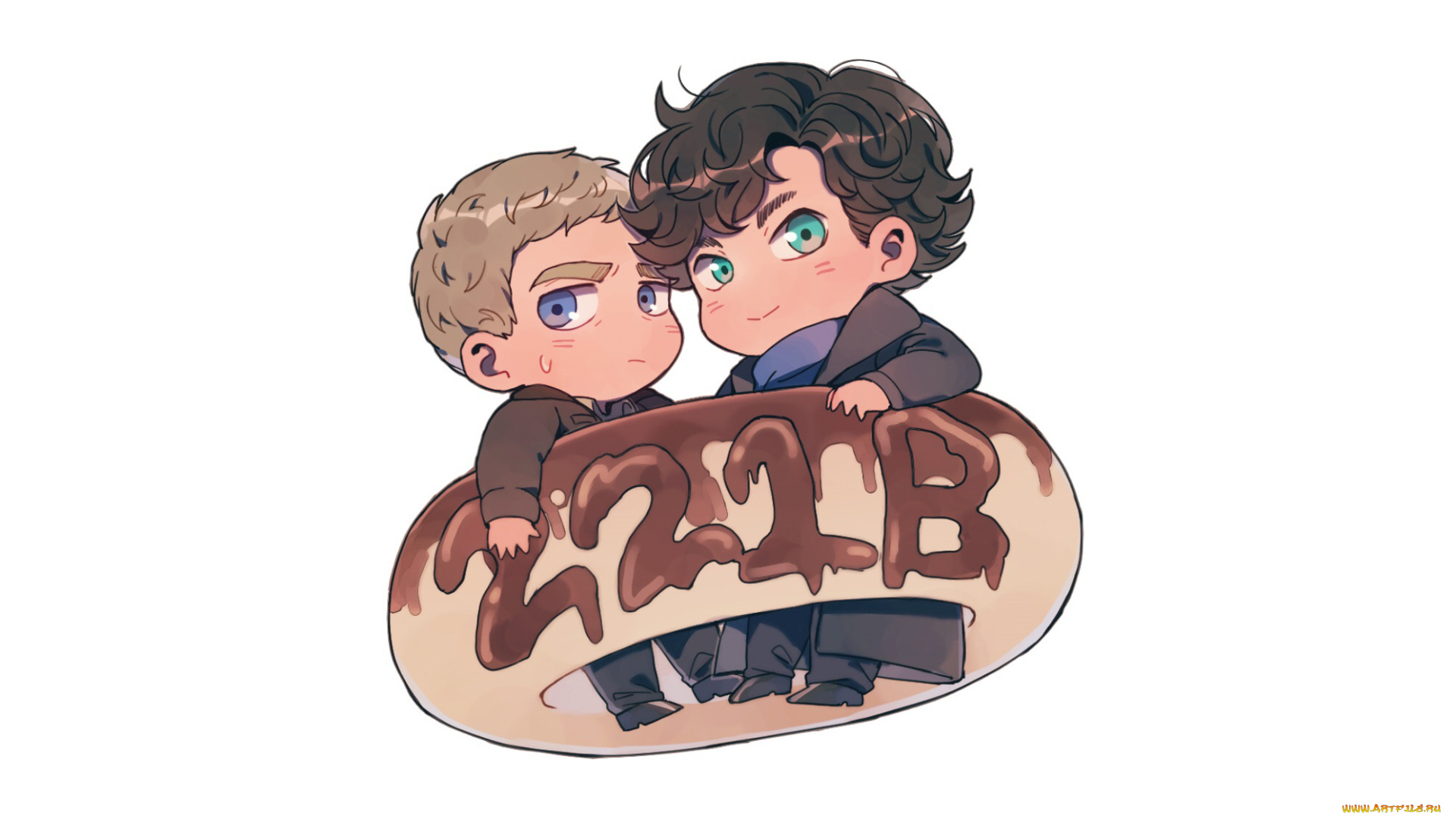 sherlock, bbc, рисованное, кино, sherlock, bbc