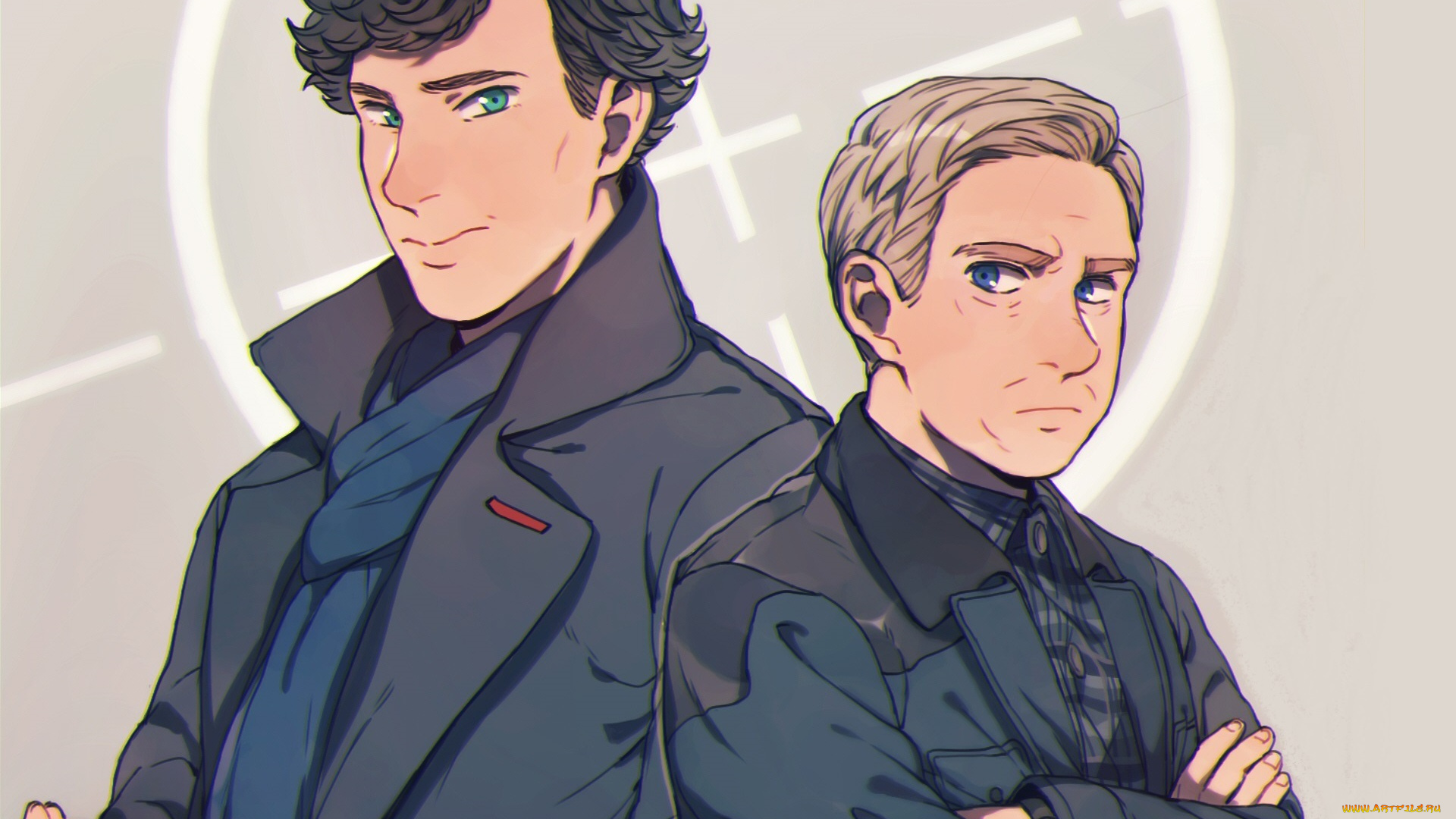 sherlock, bbc, рисованное, кино, sherlock, bbc