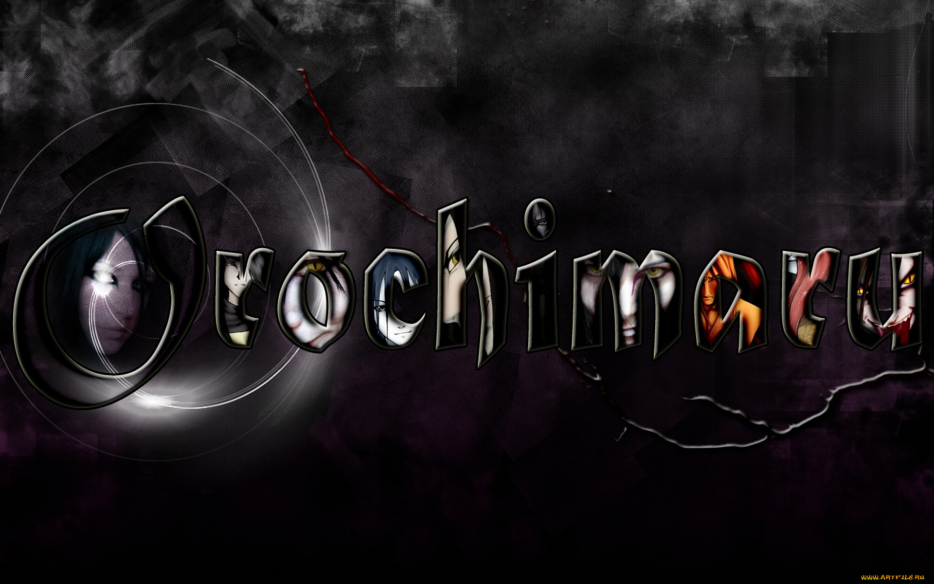 аниме, naruto, shinobi, orochimaru, sannin