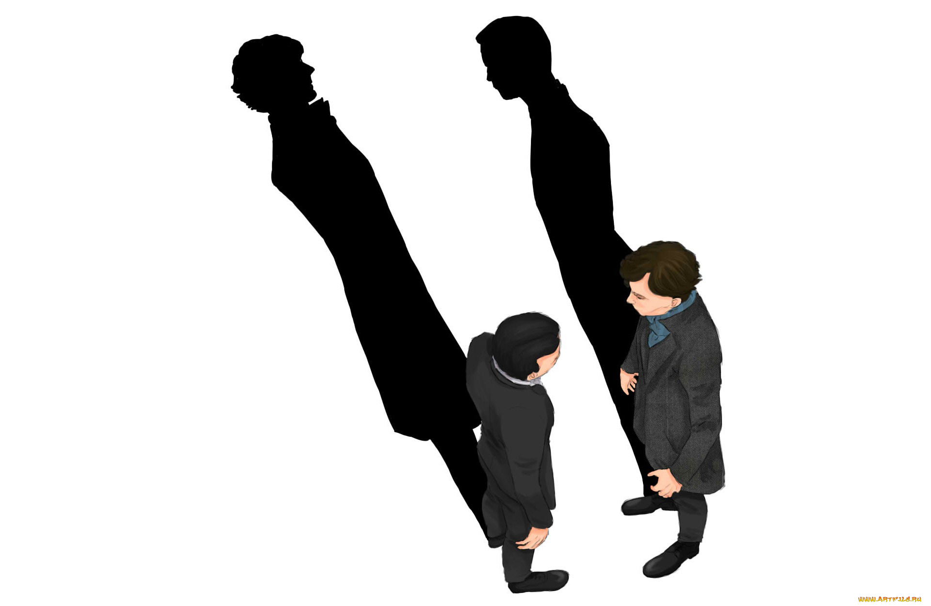 sherlock, bbc, рисованное, кино, sherlock, bbc