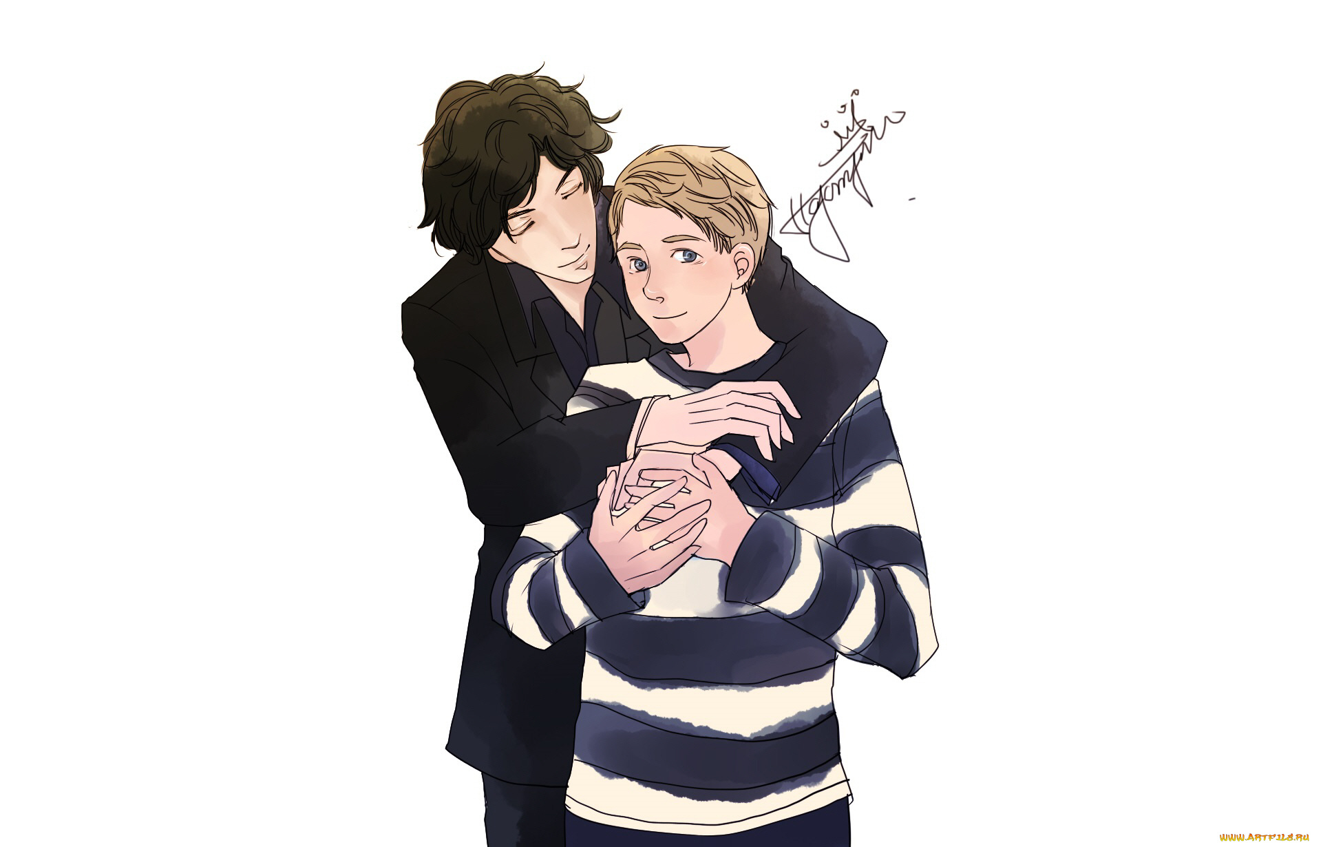 sherlock, bbc, рисованное, кино, sherlock, bbc