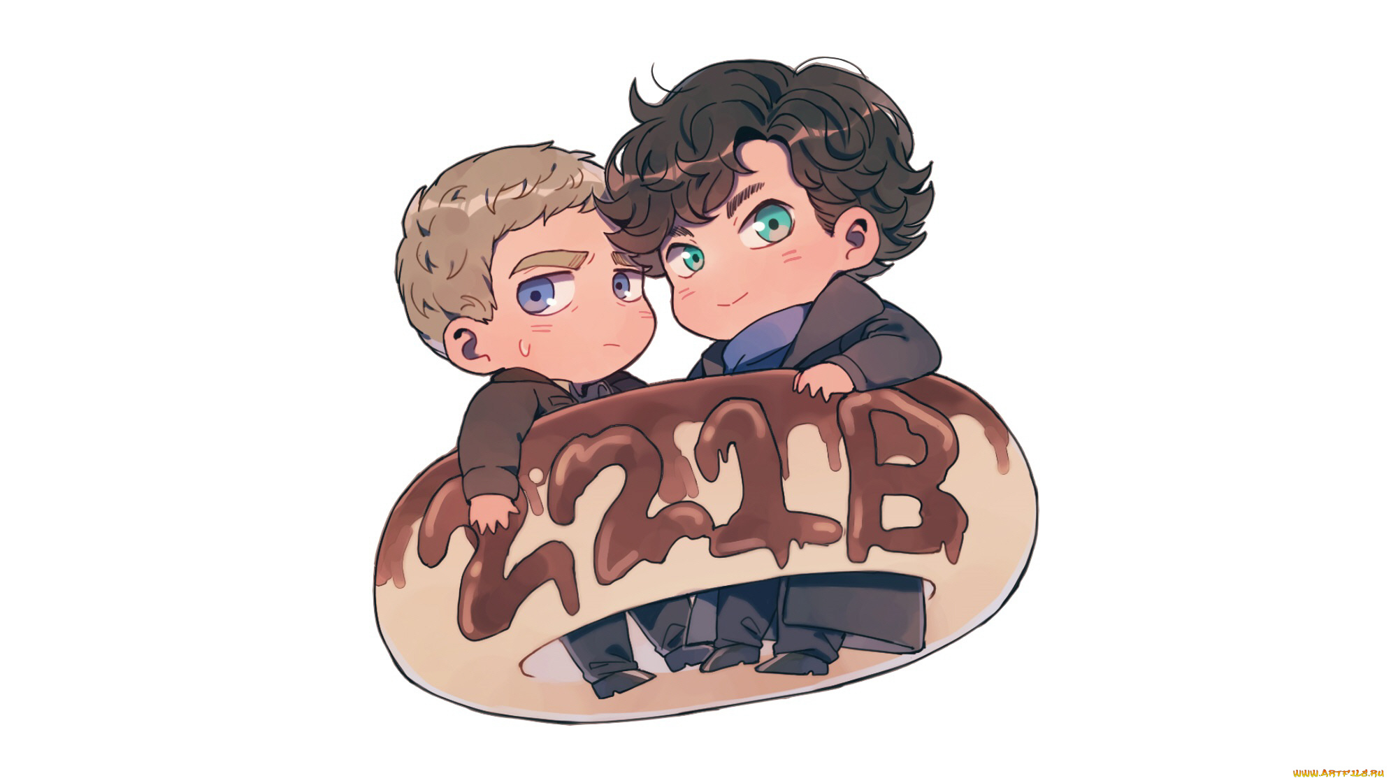 sherlock, bbc, рисованное, кино, sherlock, bbc