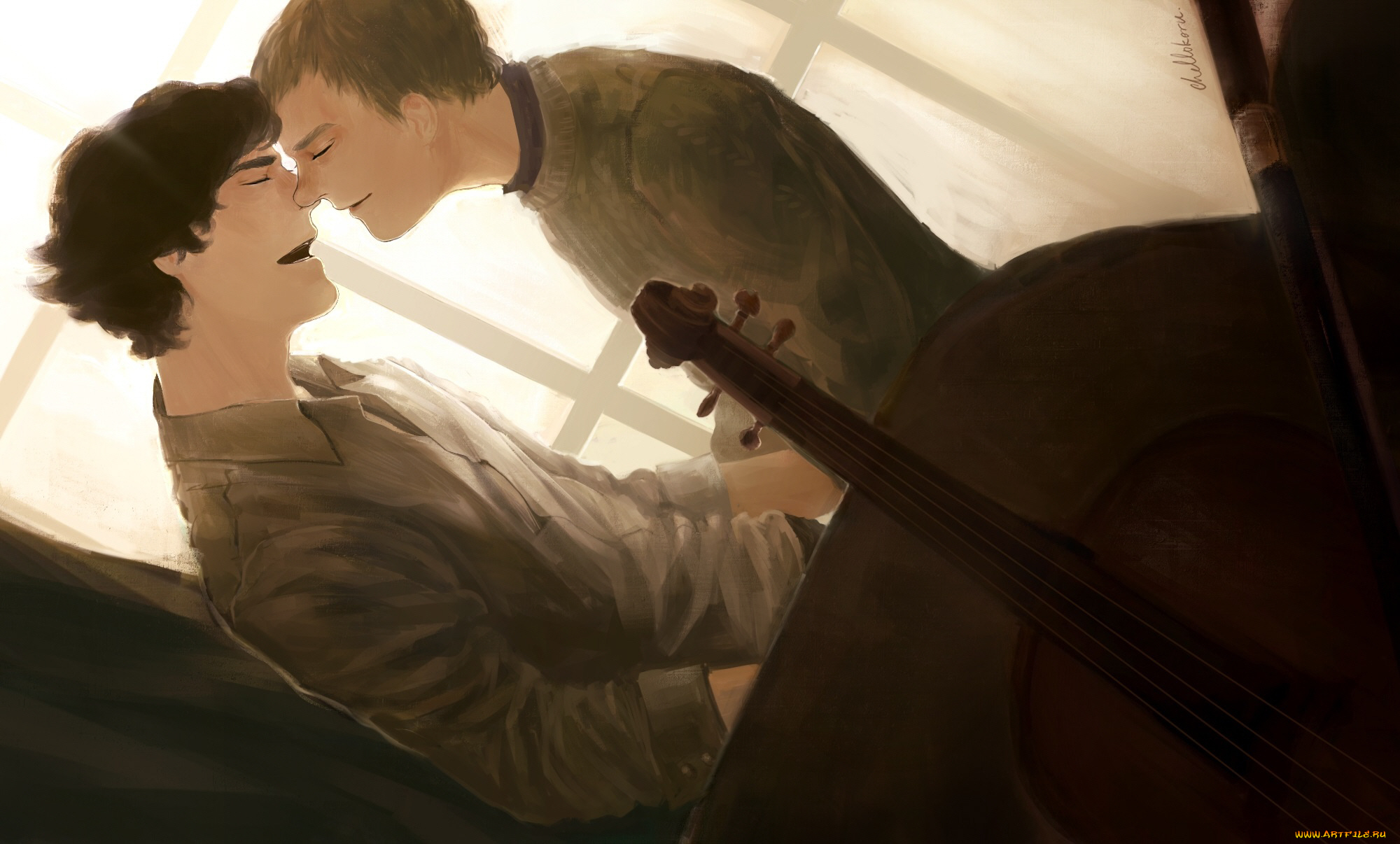 sherlock, bbc, рисованное, кино, sherlock, bbc