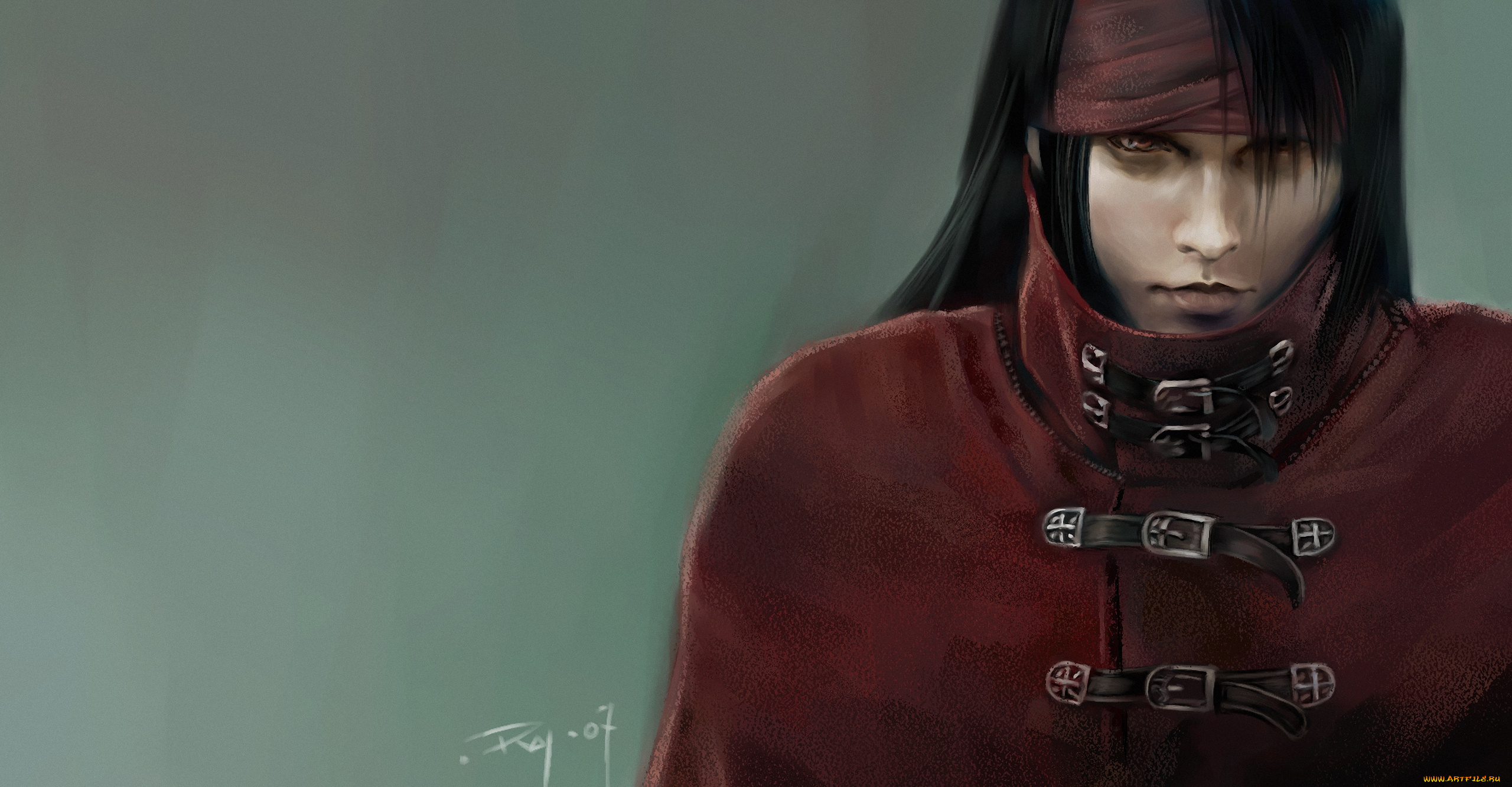 видео, игры, final, fantasy, vii, valentine, vincent