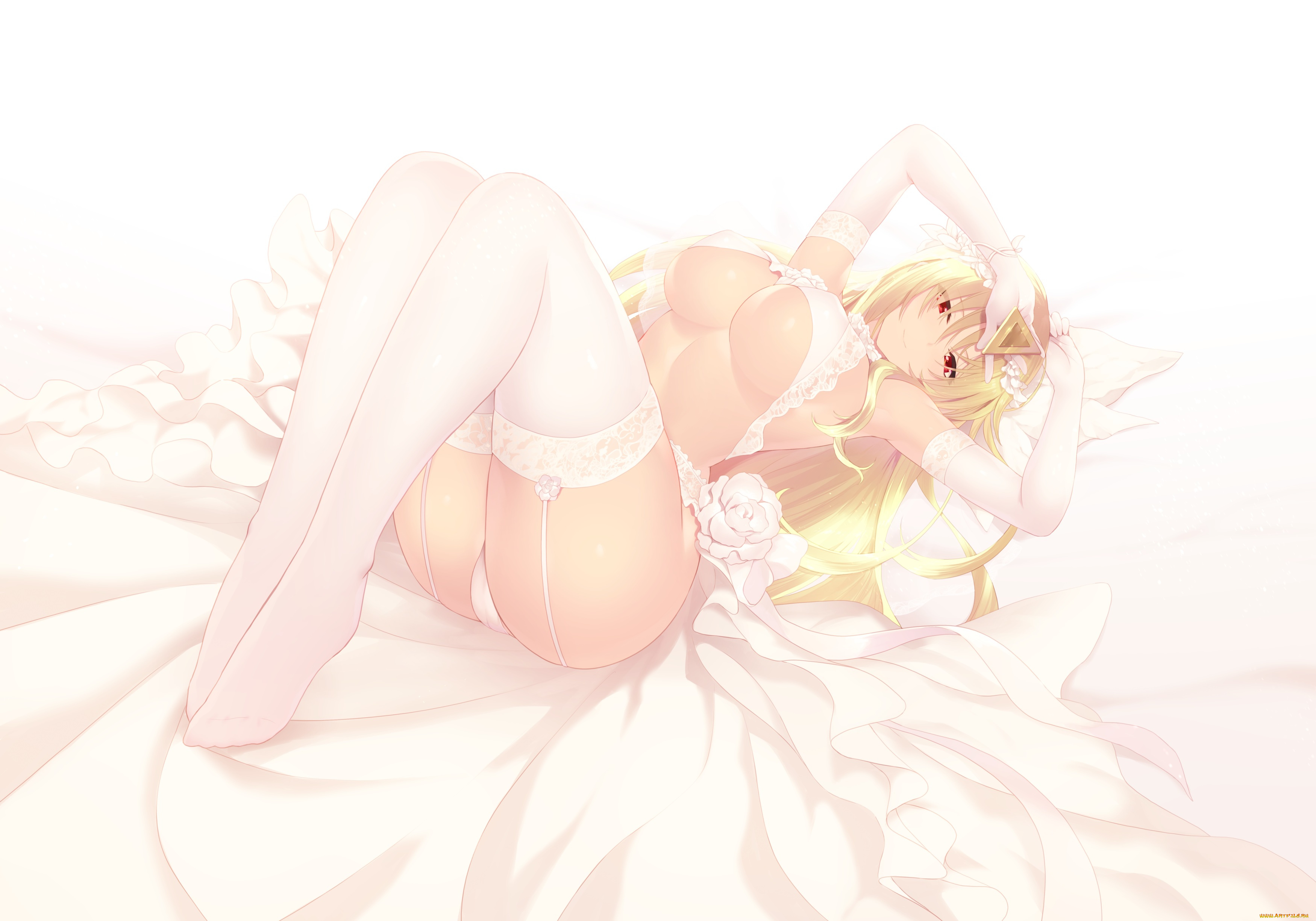 аниме, unknown, , другое, , взгляд, фон, девушка