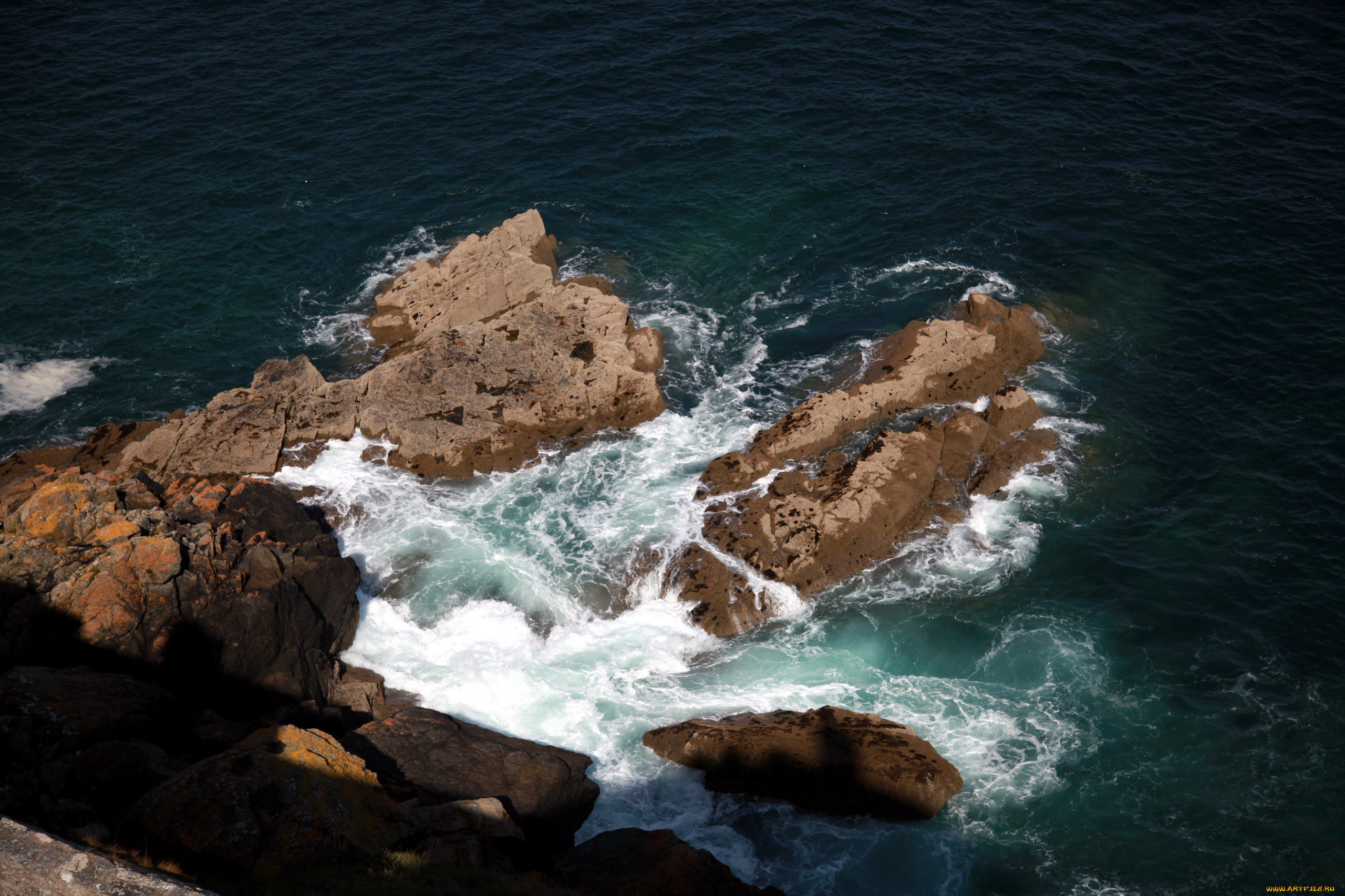 бретань, франция, природа, побережье