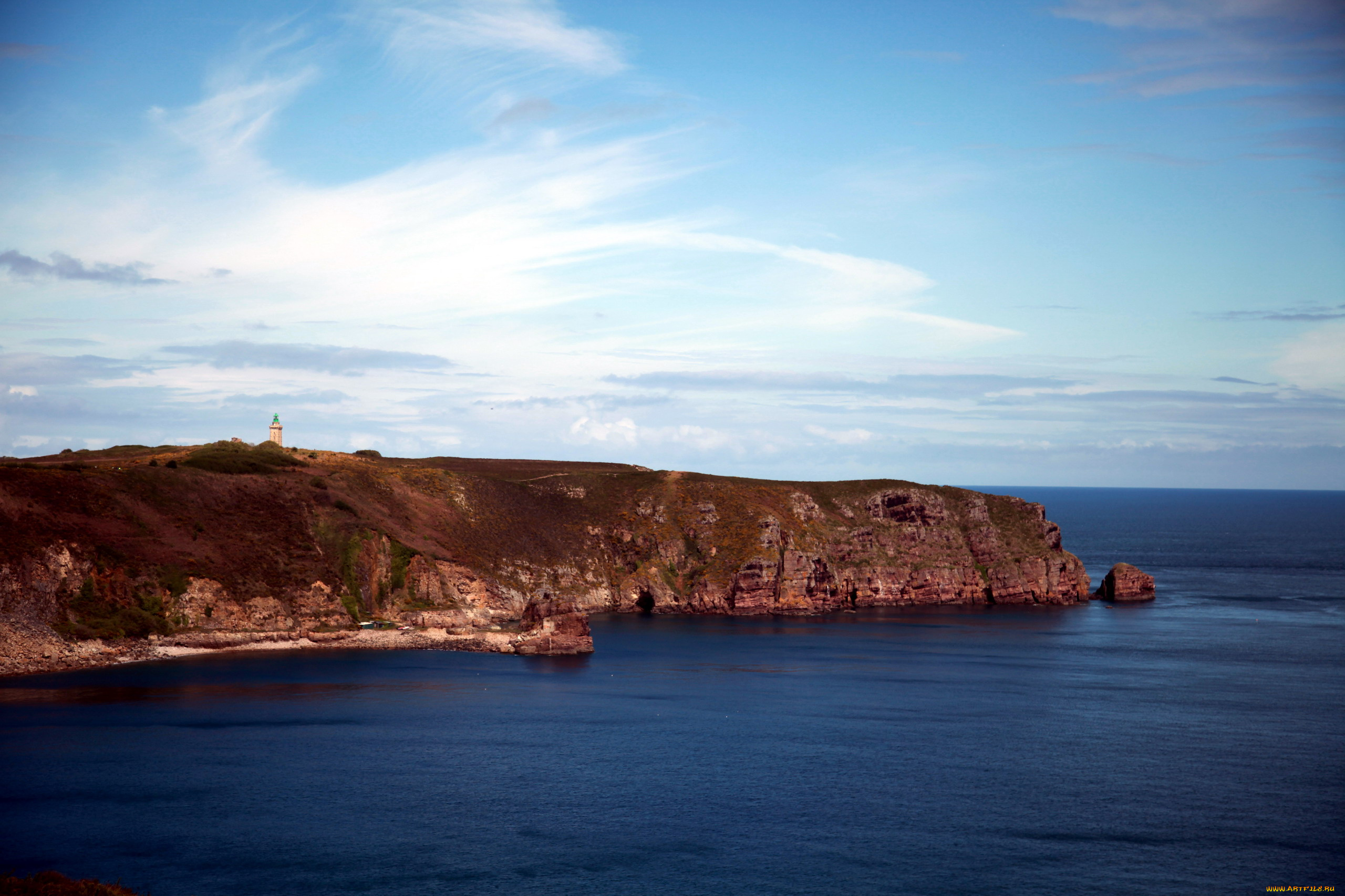 бретань, франция, природа, побережье