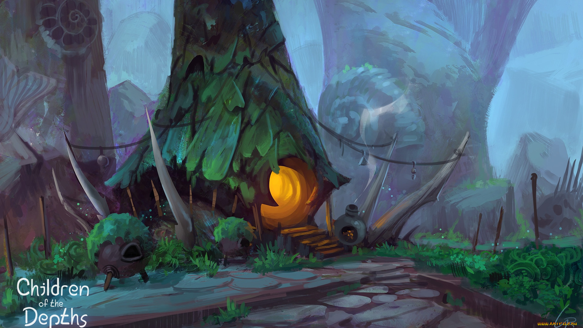 фэнтези, иные, миры, , иные, времена, деревья, жилище