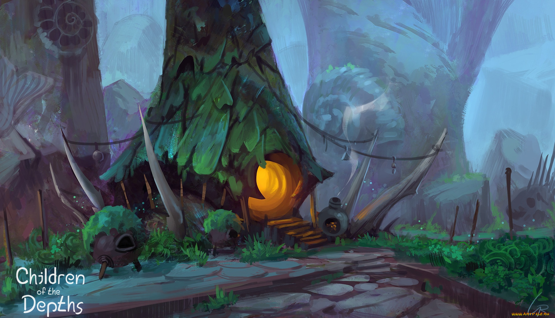 фэнтези, иные, миры, , иные, времена, деревья, жилище