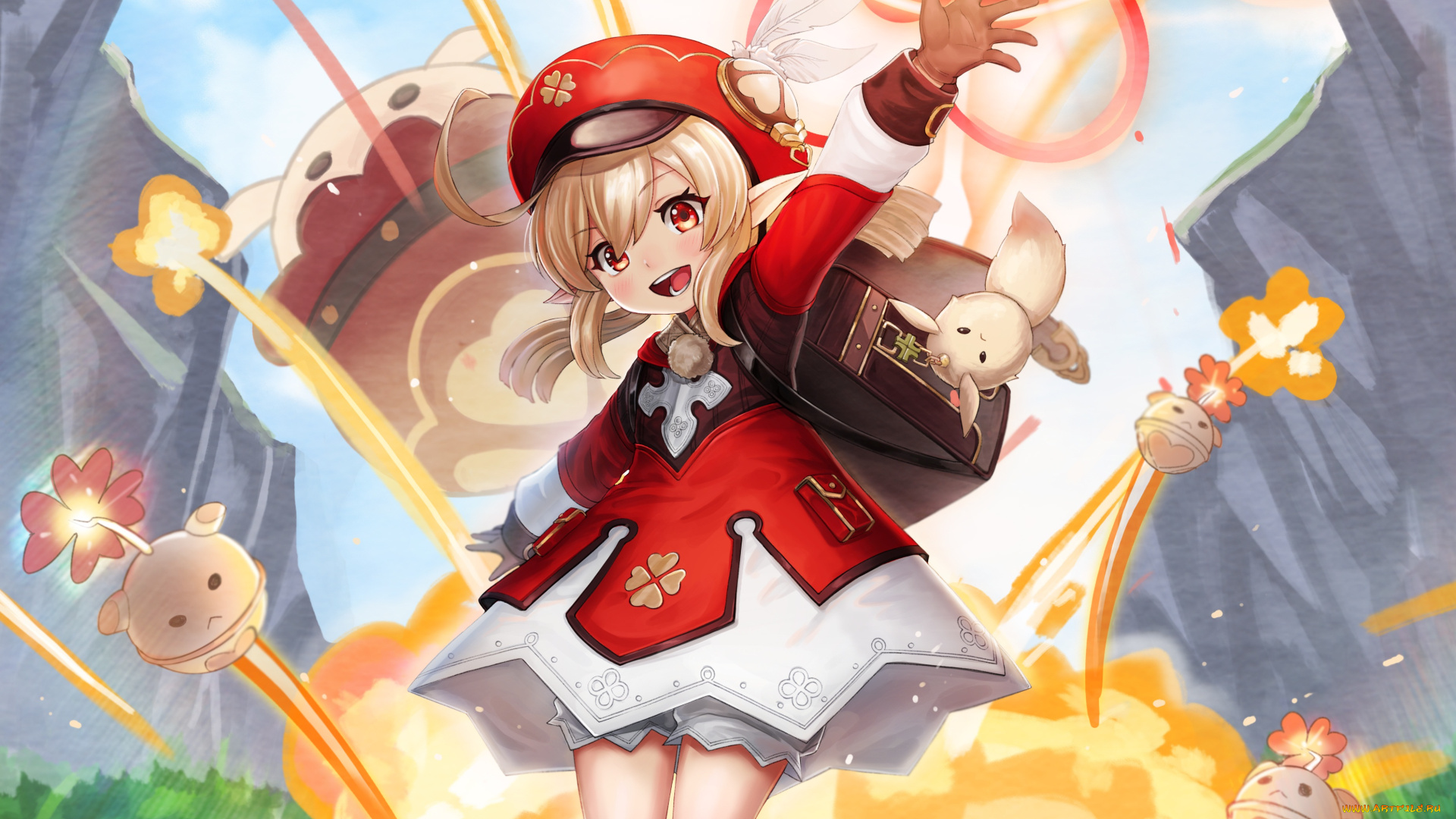 аниме, genshin, impact, genshin, impact