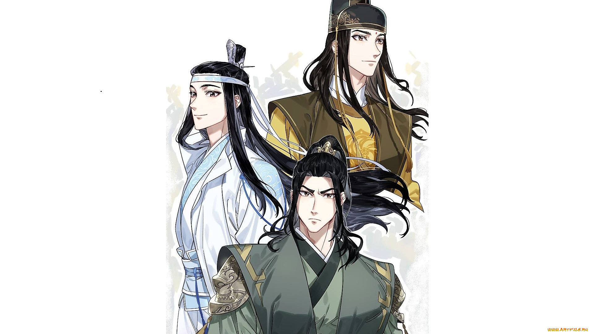 аниме, mo, dao, zu, shi, цзинь, гуанъяо, лань, сичэнь, не, минзюэ