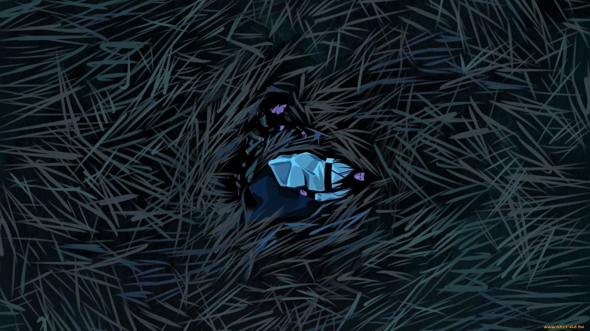 аниме, mo, dao, zu, shi, вэй, усянь, лань, ванцзи, трава