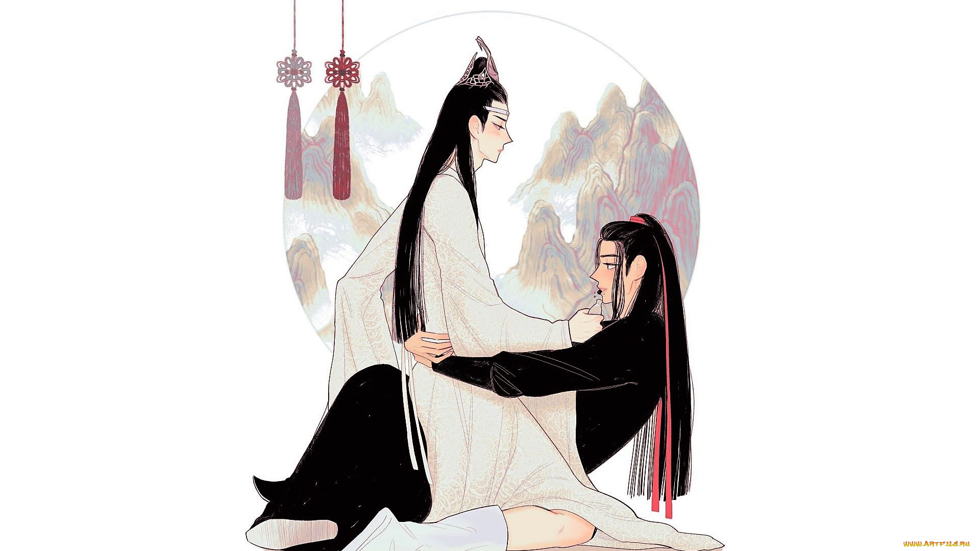 аниме, mo, dao, zu, shi, вэй, усянь, лань, ванцзи