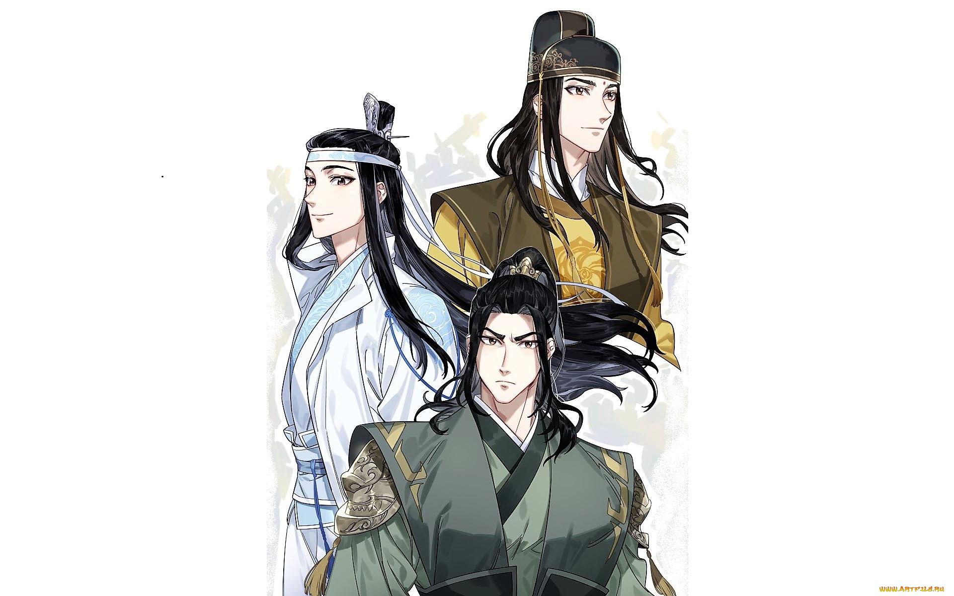 аниме, mo, dao, zu, shi, цзинь, гуанъяо, лань, сичэнь, не, минзюэ