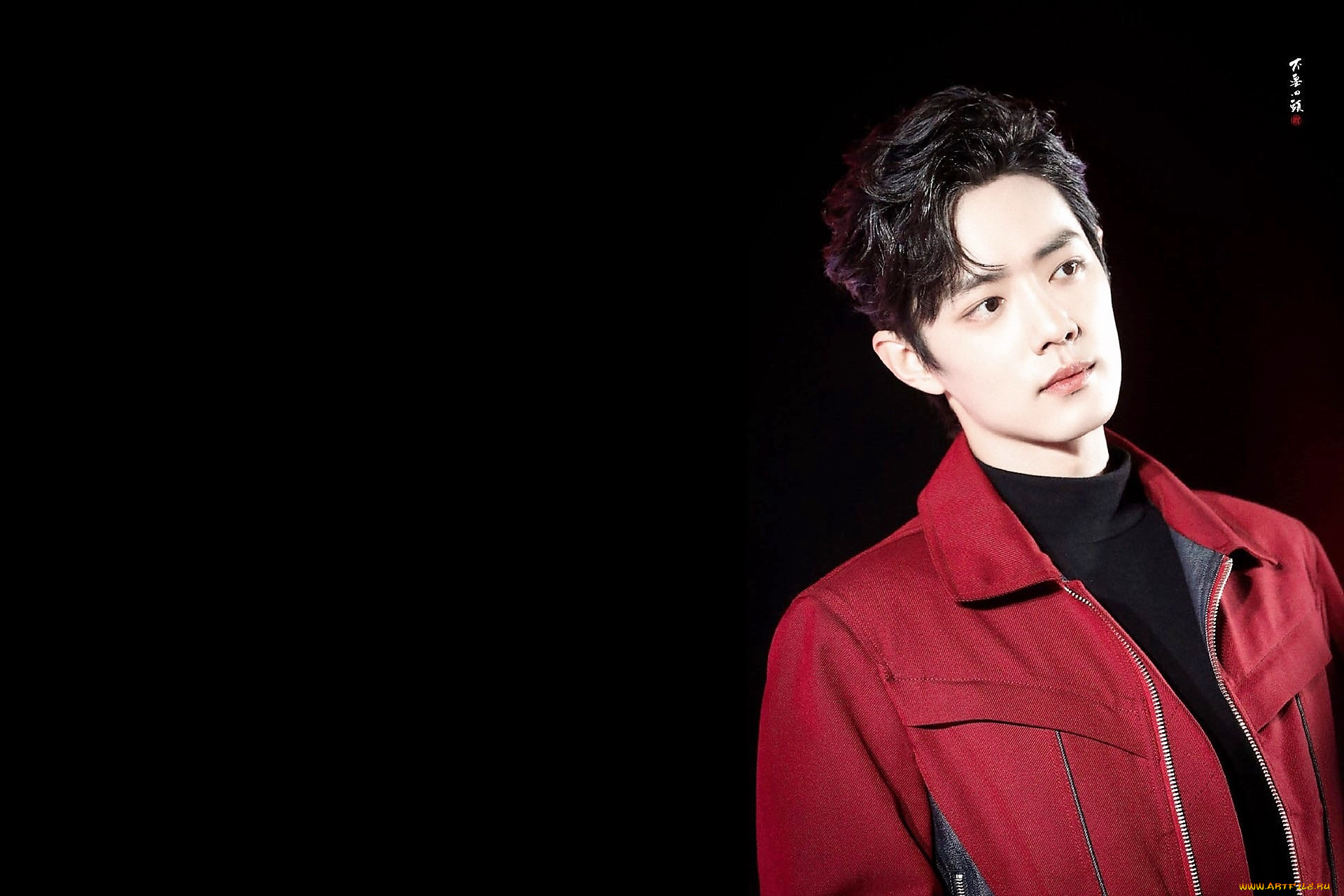 мужчины, xiao, zhan, актер, куртка