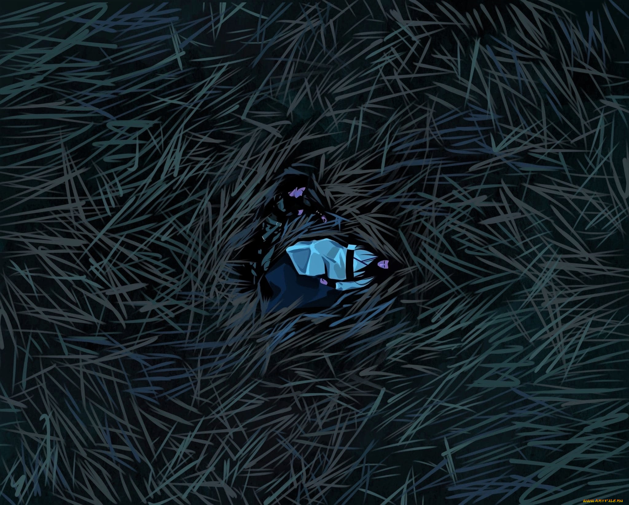 аниме, mo, dao, zu, shi, вэй, усянь, лань, ванцзи, трава