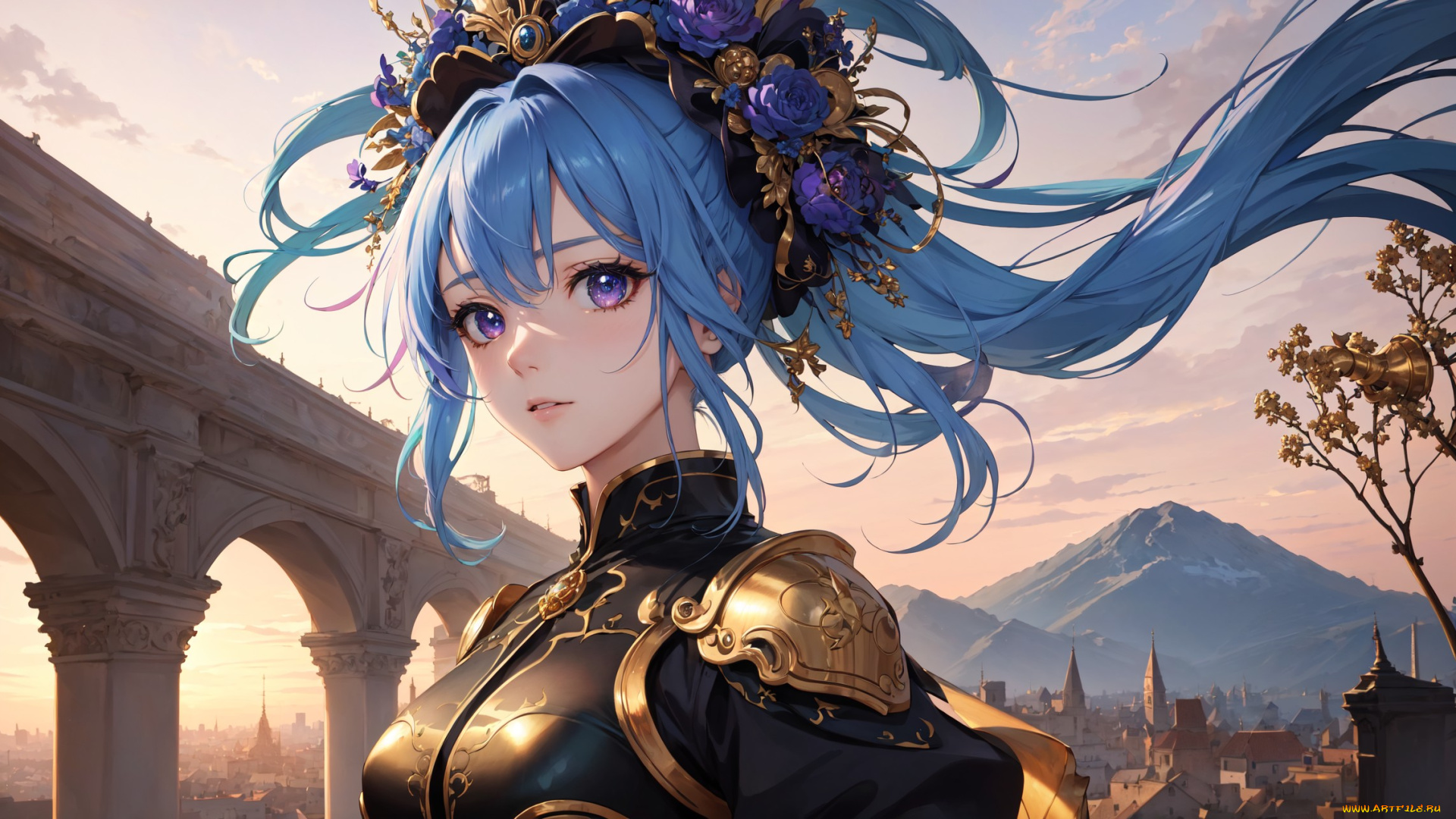 аниме, пейзажи, , природа, нейросети, графика, нейроарт, ai, art, нейронные, сети, рисунки, нейро, искусство