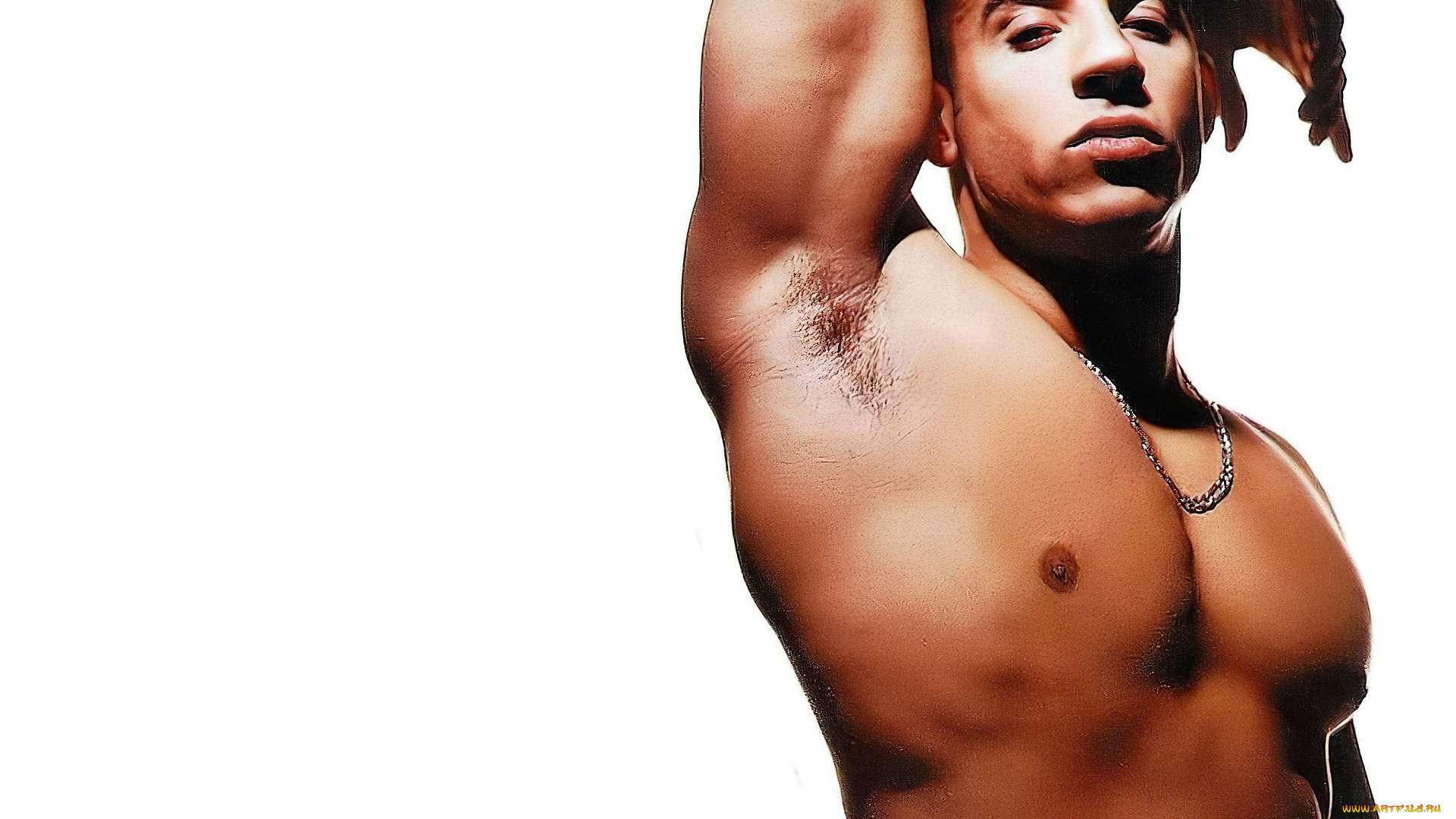 мужчины, vin, diesel, актер, торс, цепочка