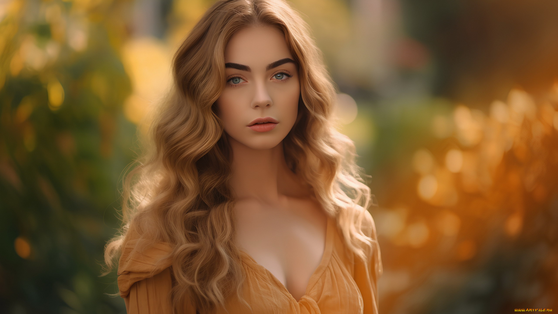 3д, графика, люди, , people, блондинка, девушка, локоны