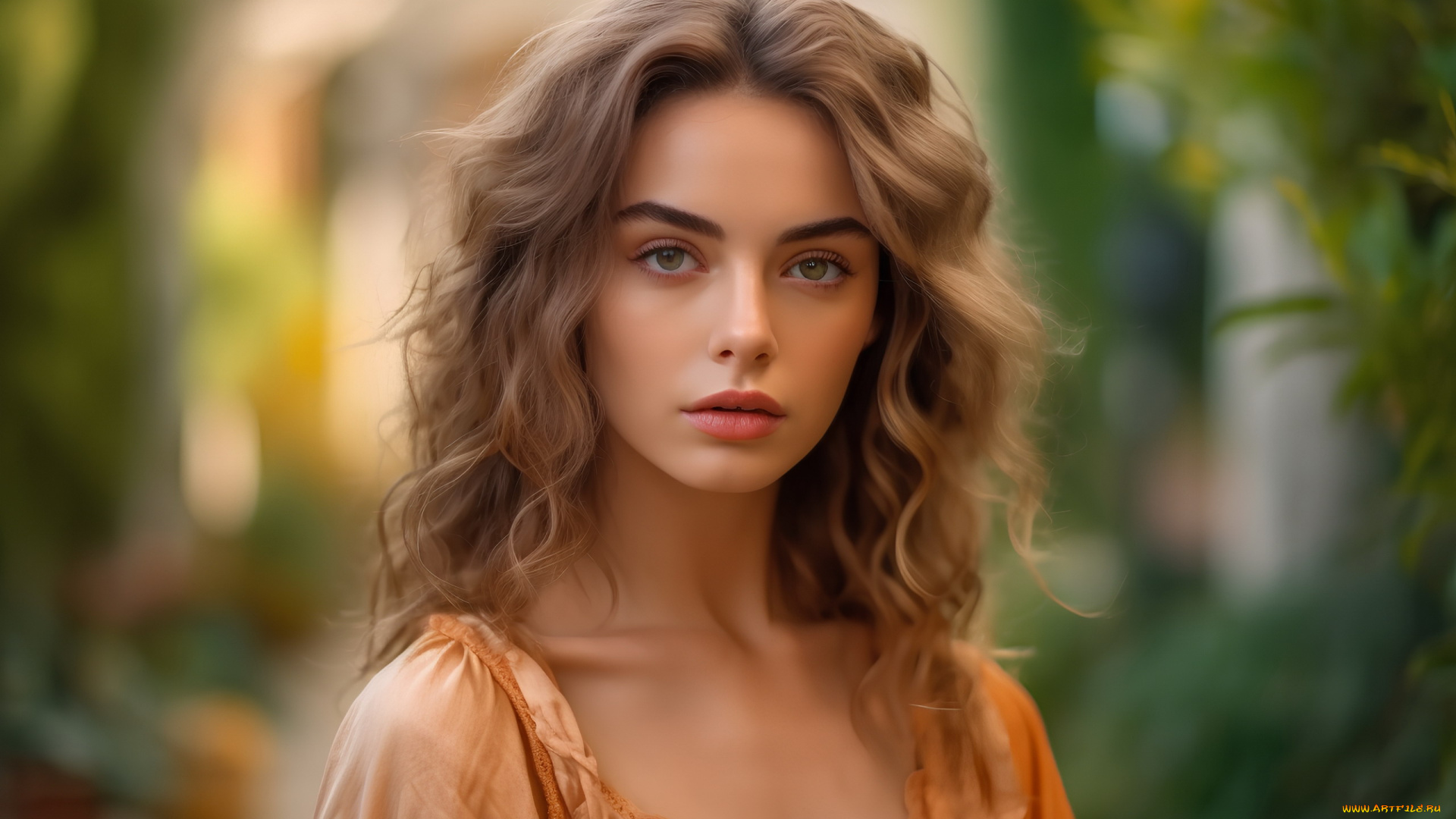 3д, графика, люди, , people, блондинка, девушка, локоны