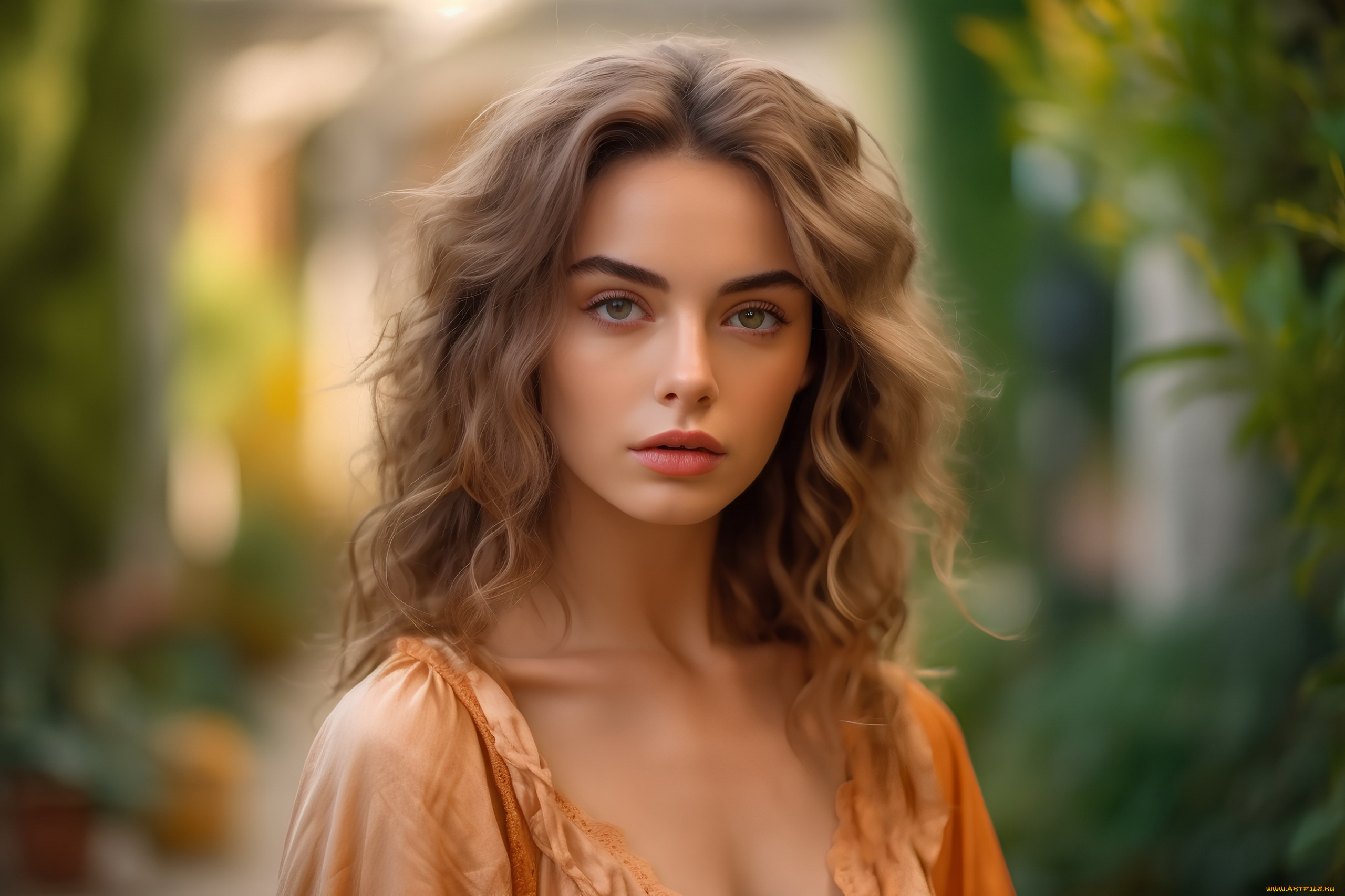 3д, графика, люди, , people, блондинка, девушка, локоны