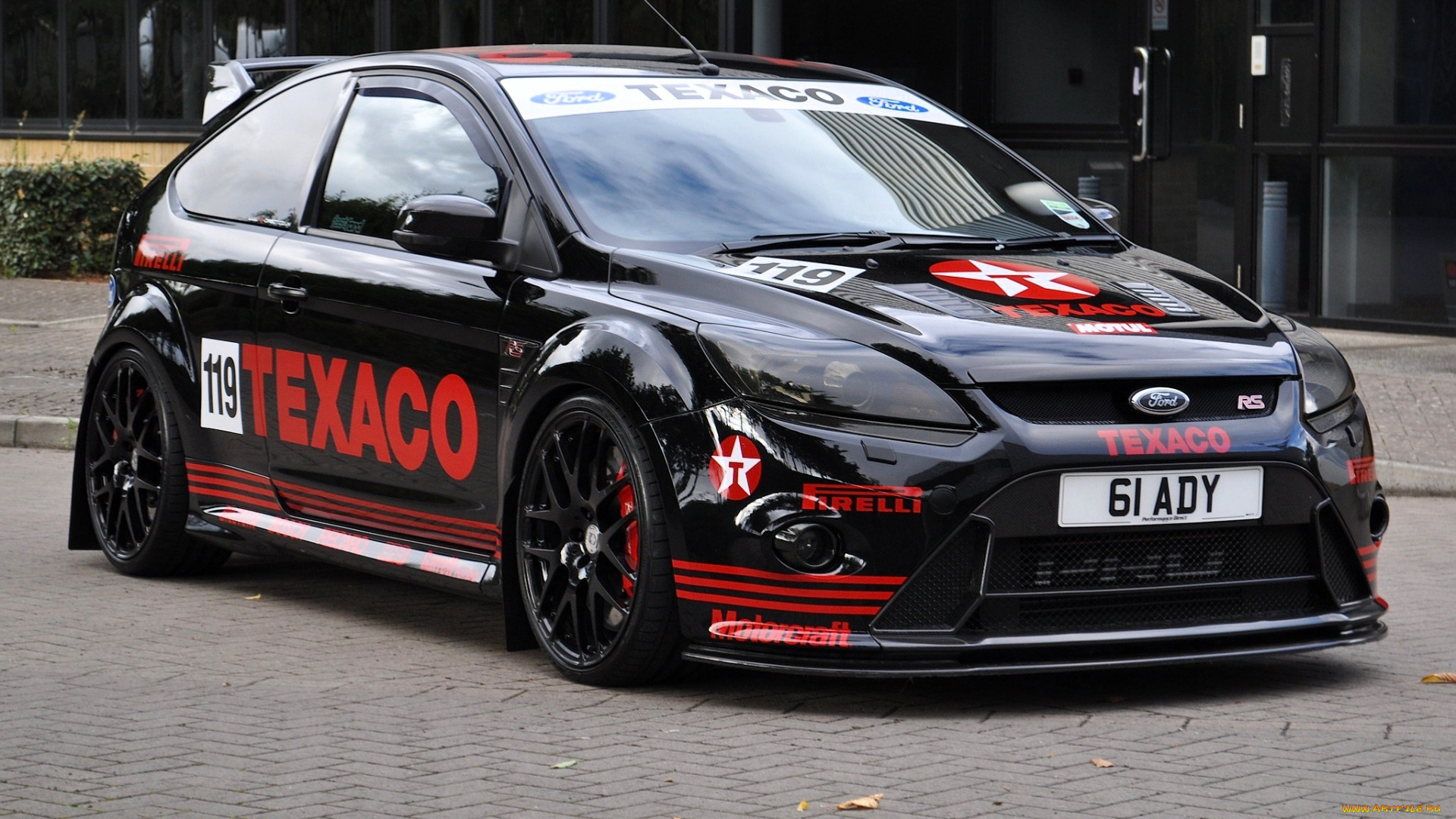 ford, focus, автомобили, ford, черный, здание