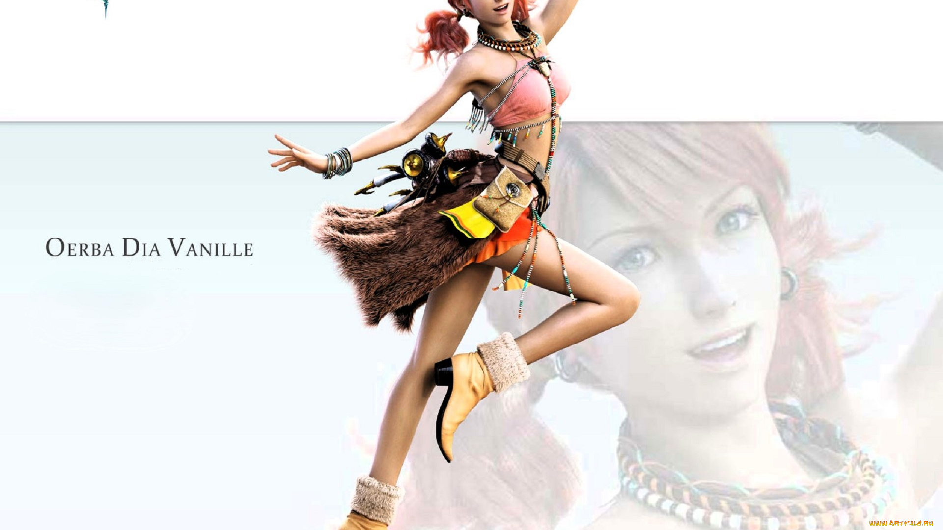 видео, игры, final, fantasy, xiii, девушка, наряд, движение