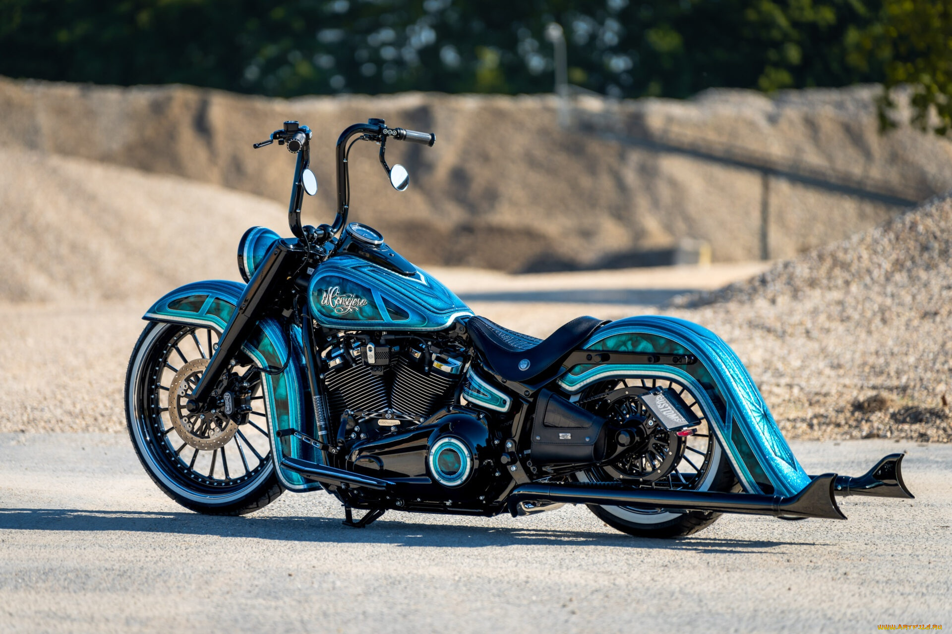 харлей, мотоциклы, harley-davidson, мотоцикл, байк, el, consejero, thunderbike, customs