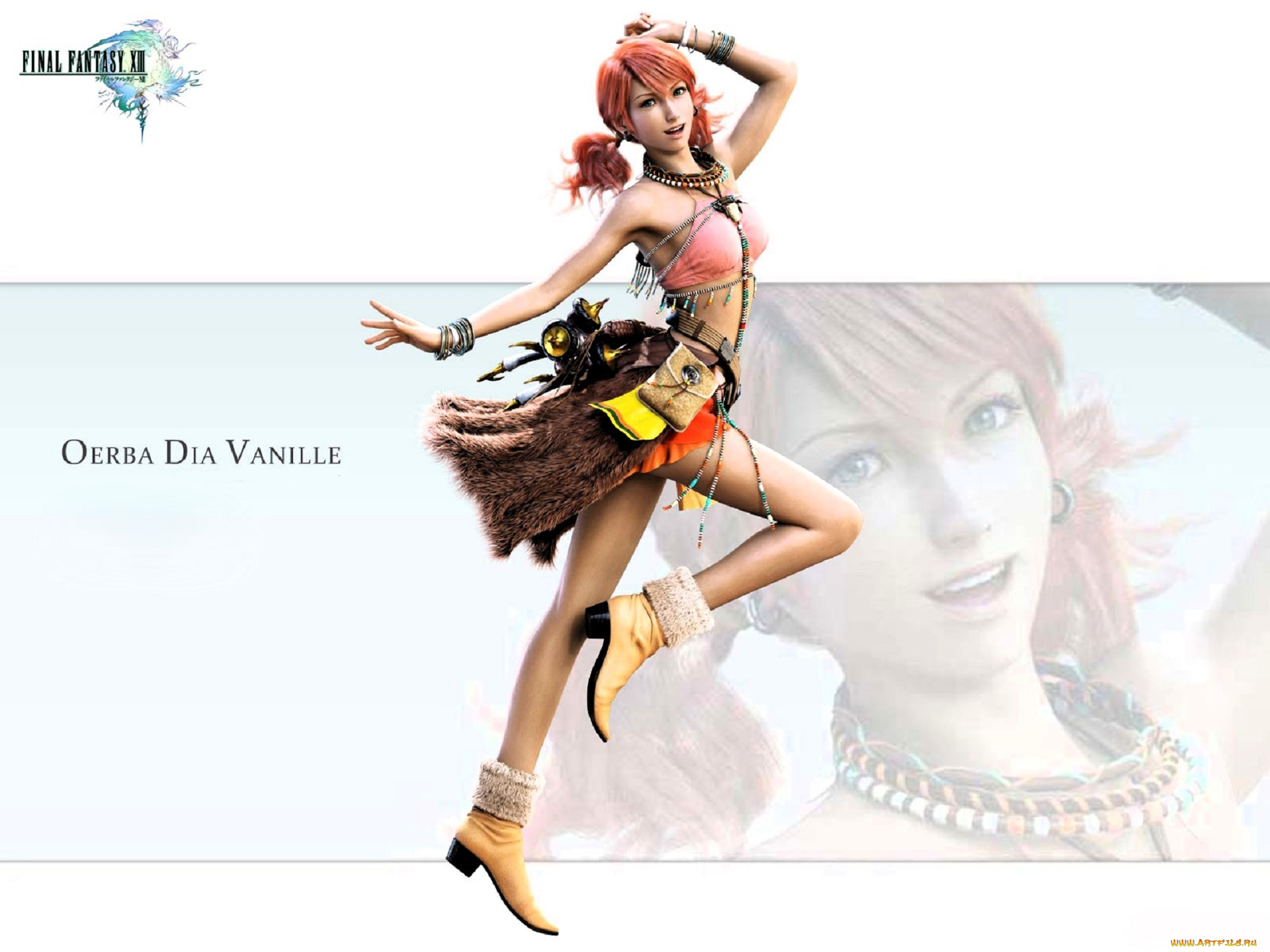 видео, игры, final, fantasy, xiii, девушка, наряд, движение