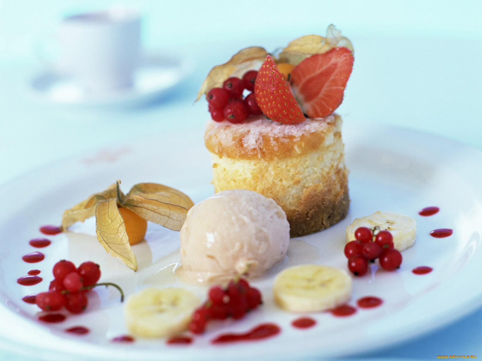 еда, мороженое, десерты