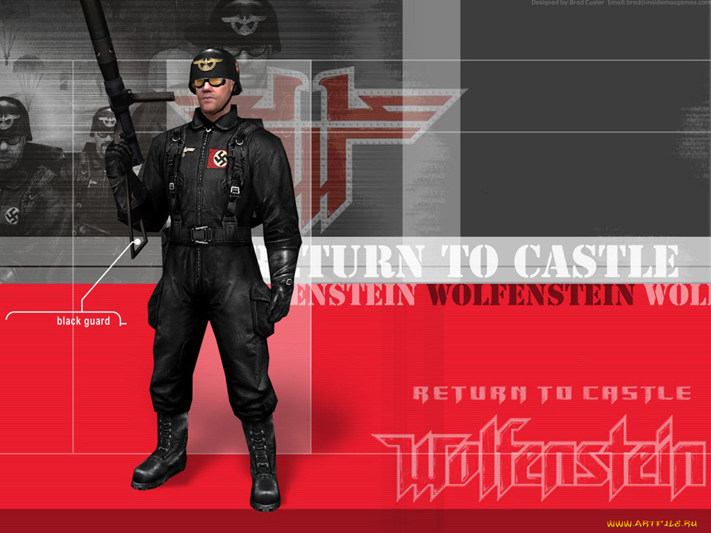 return, to, castle, wolfenstein, видео, игры