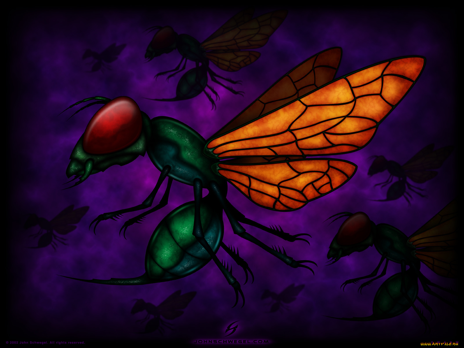 рисованные, животные