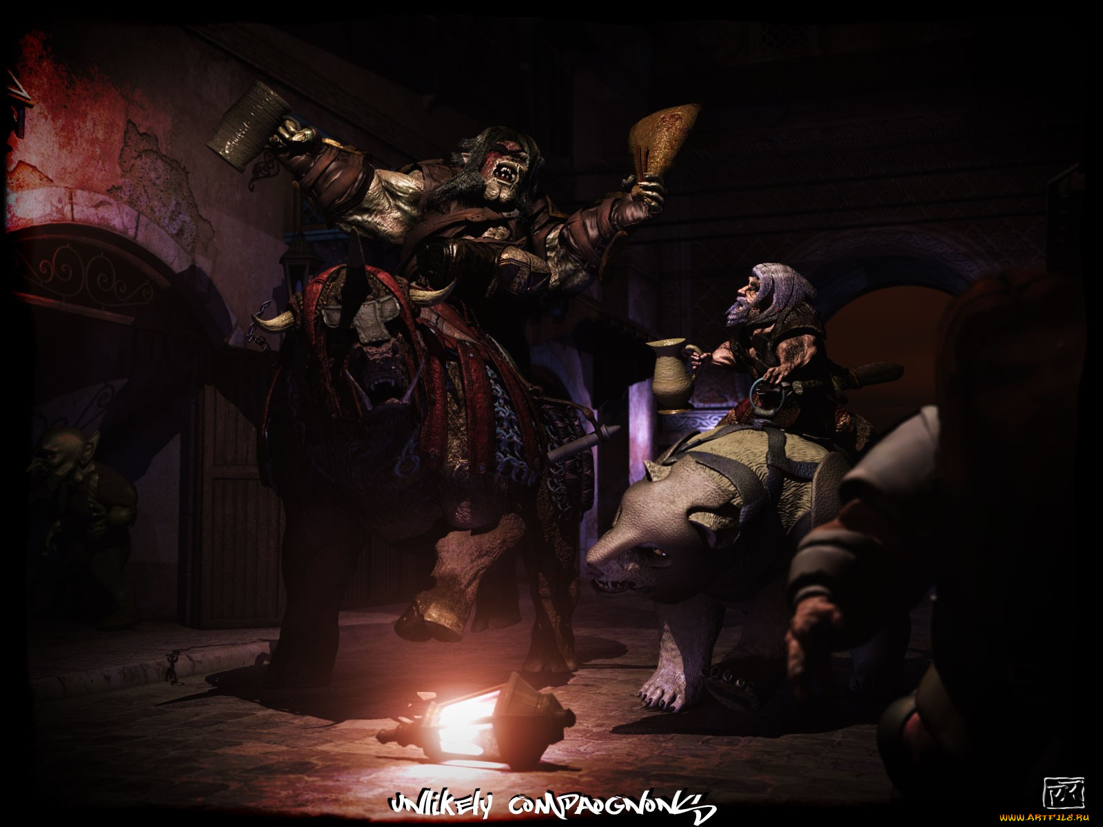 3д, графика, creatures, существа