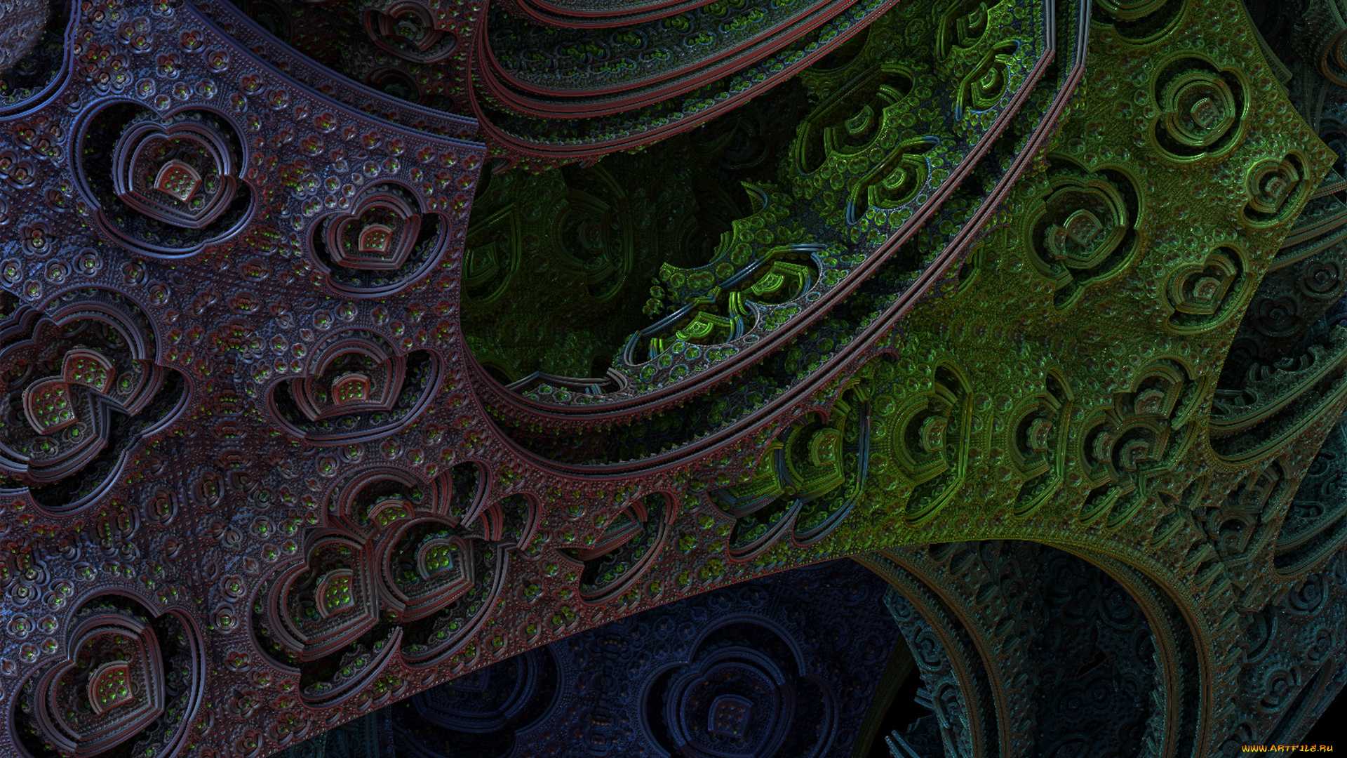 3д, графика, fractal, фракталы, фрактал