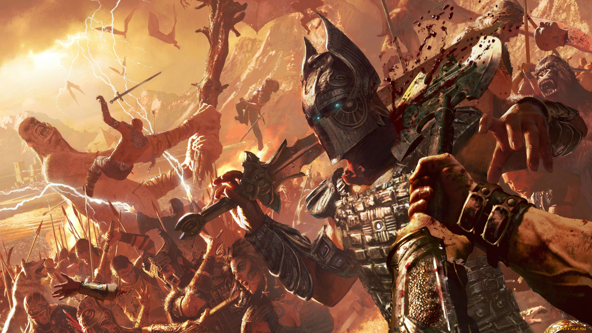 conan, видео, игры, сражение, монстры, варвары