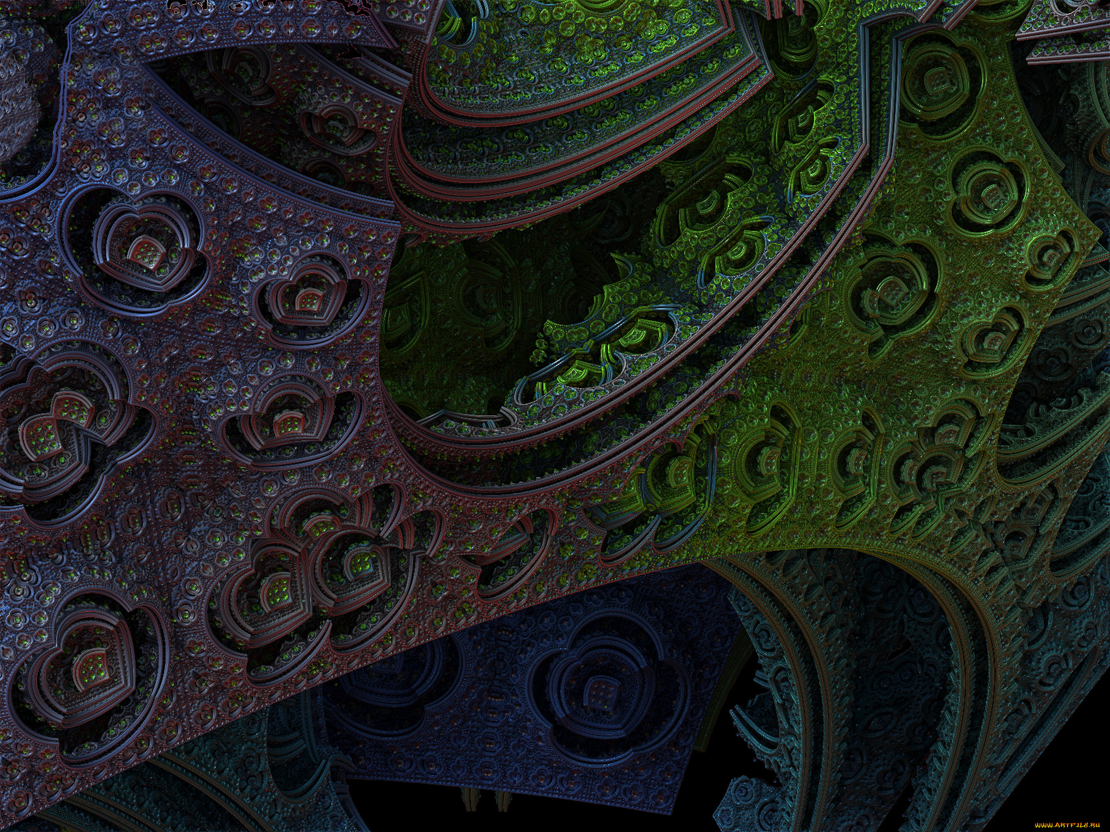3д, графика, fractal, фракталы, фрактал