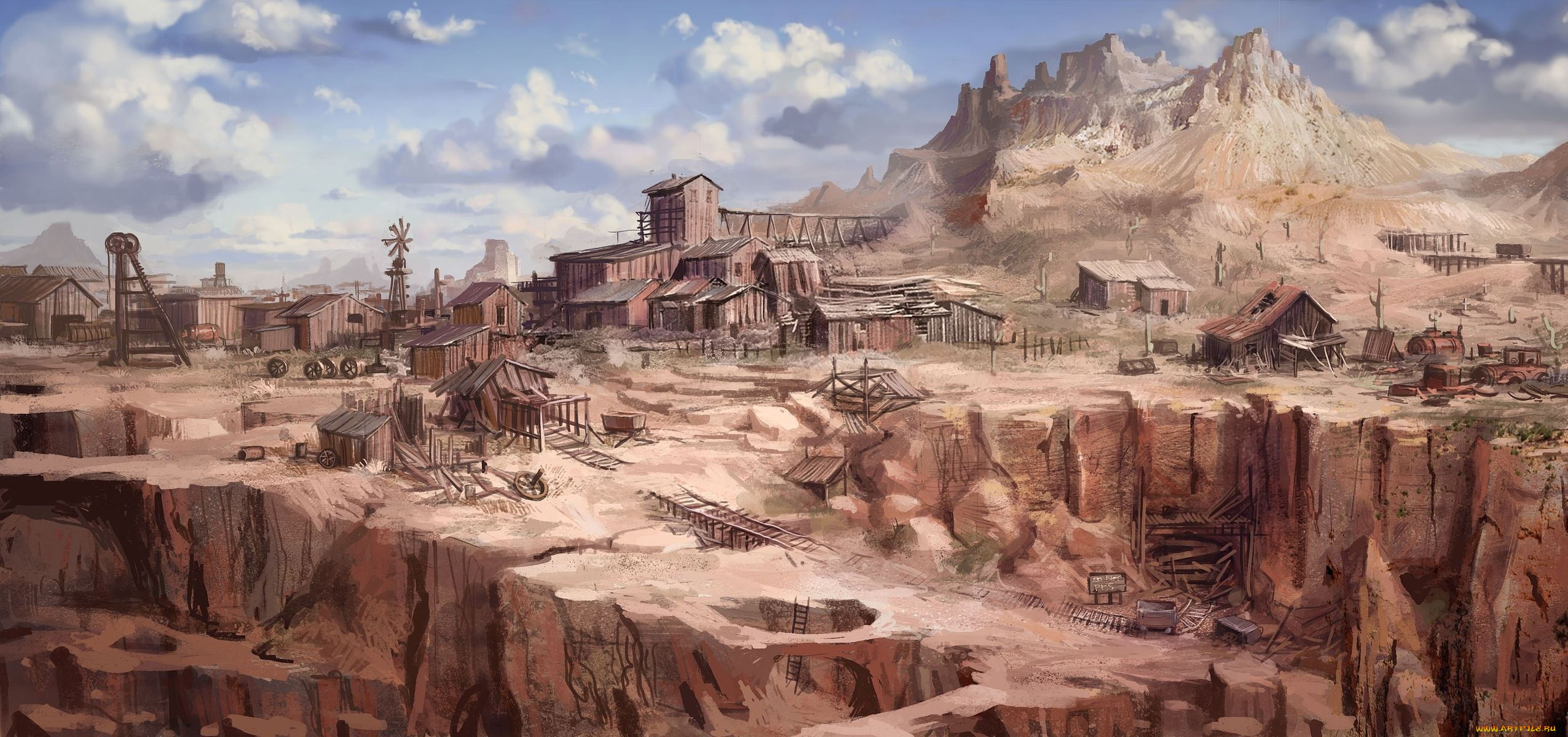 call, of, juarez, the, cartel, видео, игры, пейзаж