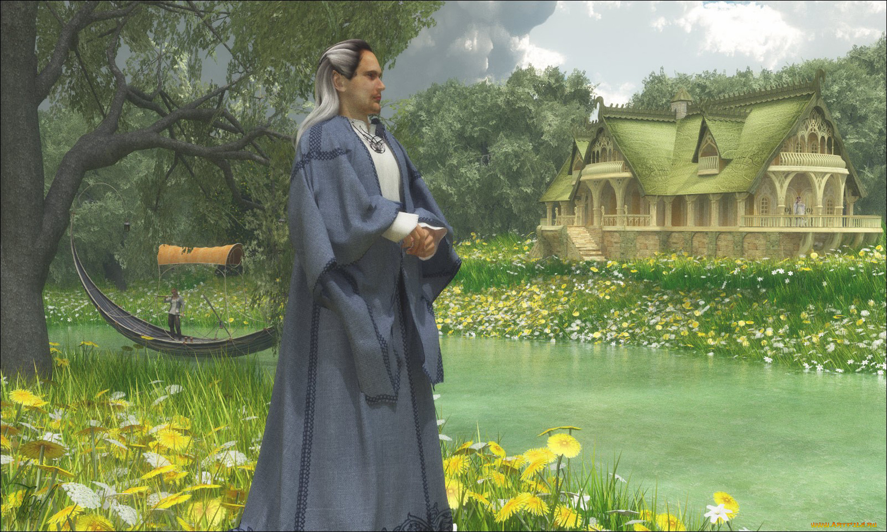 3д, графика, elves, эльфы, эльф