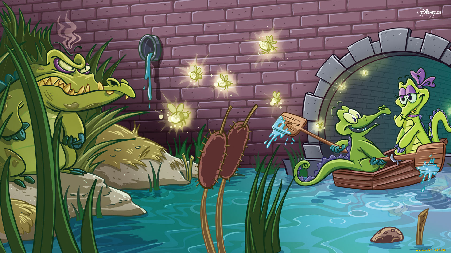 видео, игры, where’s, my, water, крокодилы