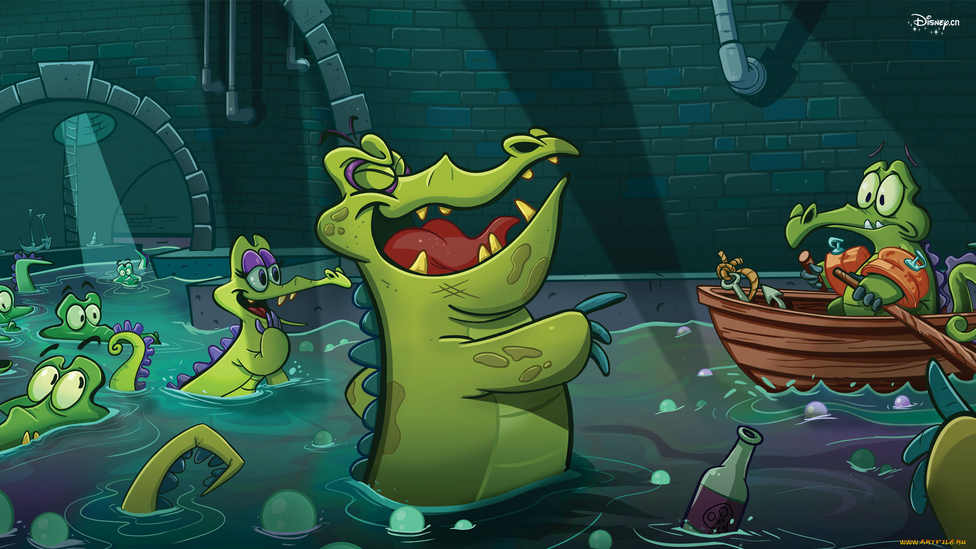 видео, игры, where’s, my, water, крокодилы