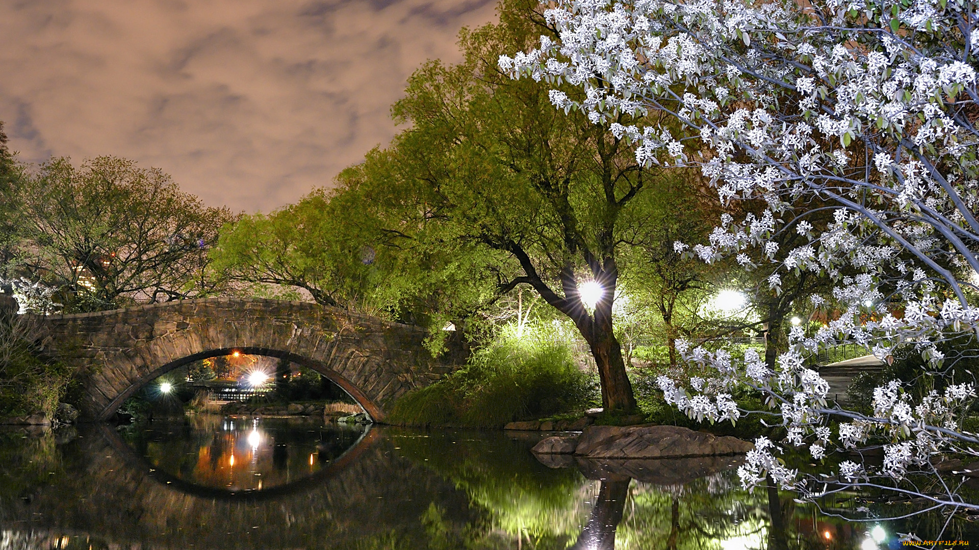 города, нью, йорк, сша, центральный, парк, нью-йорк