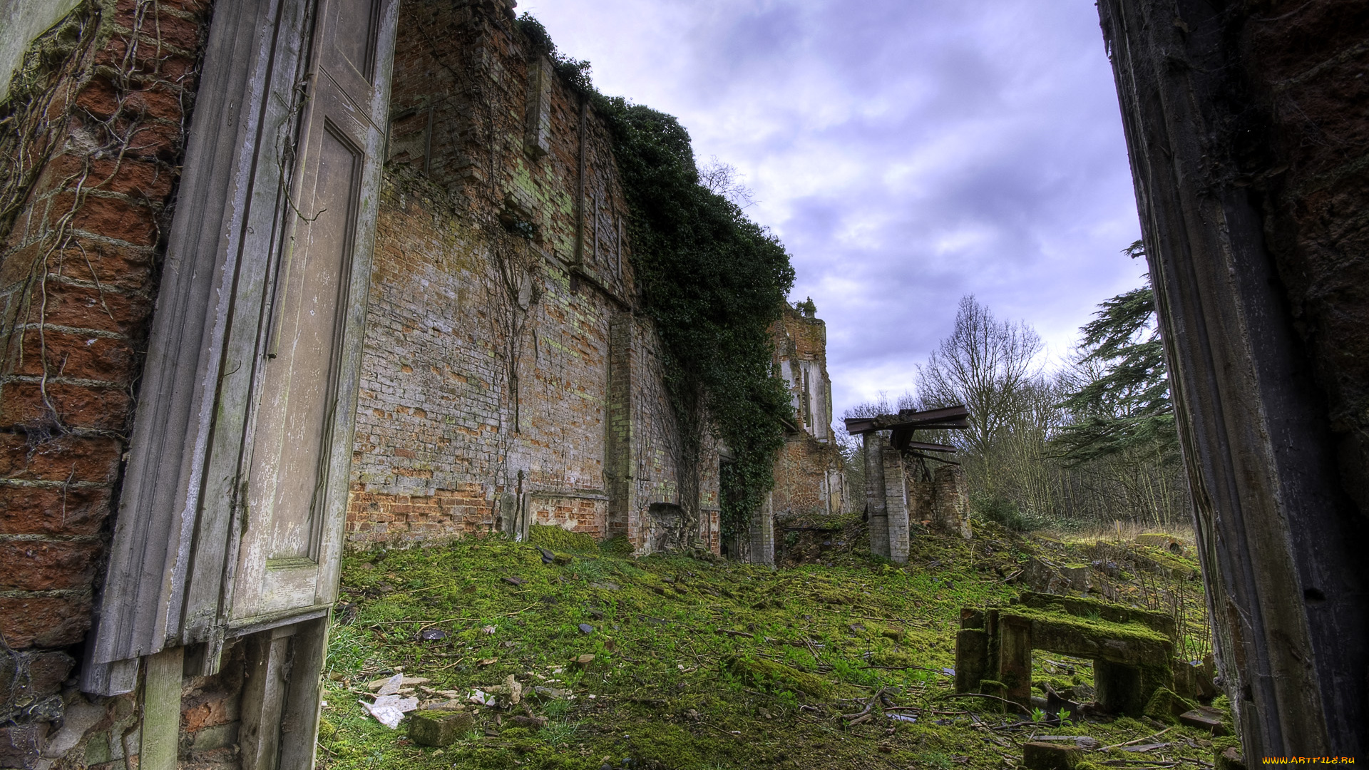 rougham, hall, разное, развалины, руины, металлолом, замки, архитектура, пейзаж