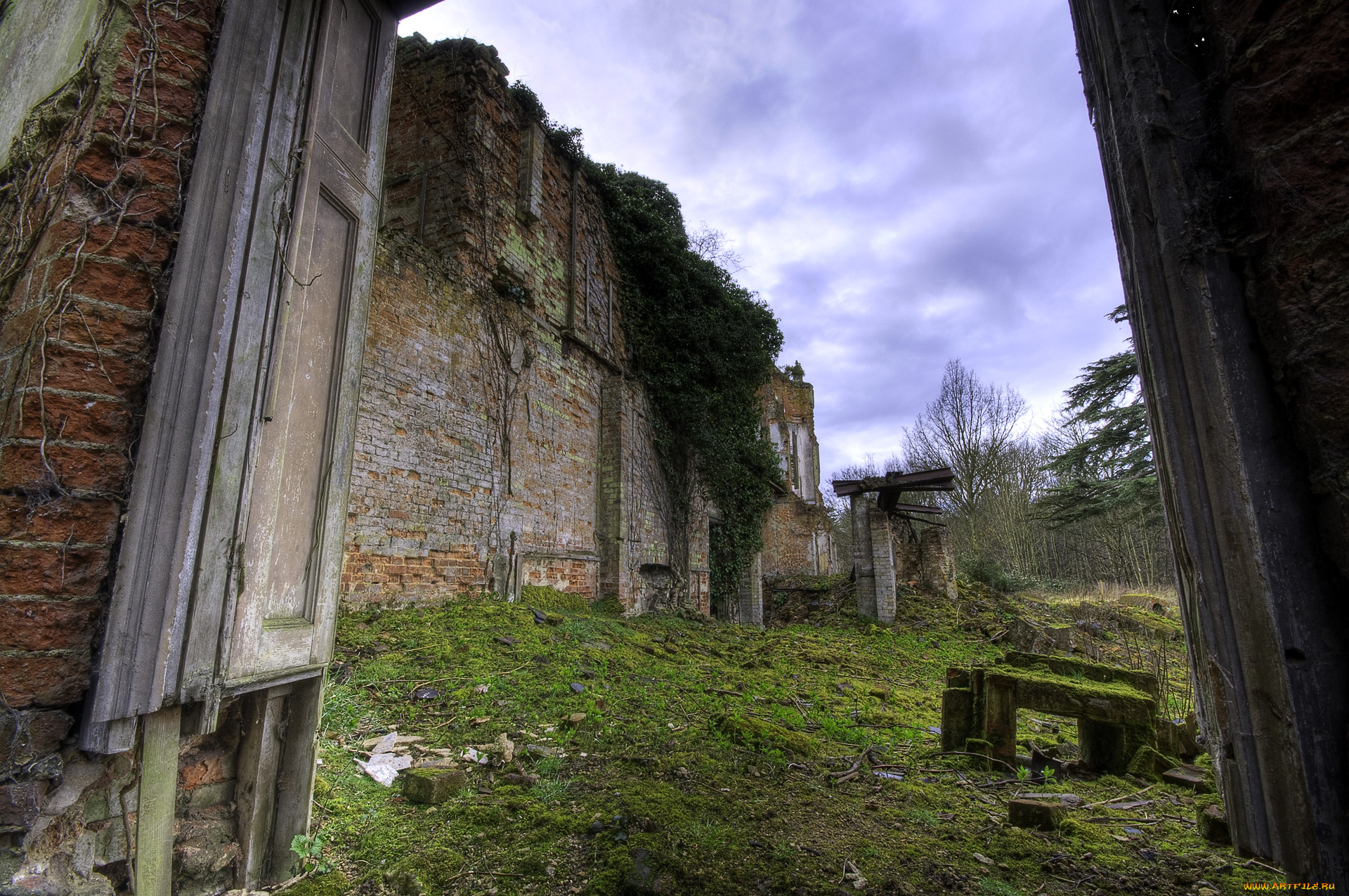 rougham, hall, разное, развалины, руины, металлолом, замки, архитектура, пейзаж