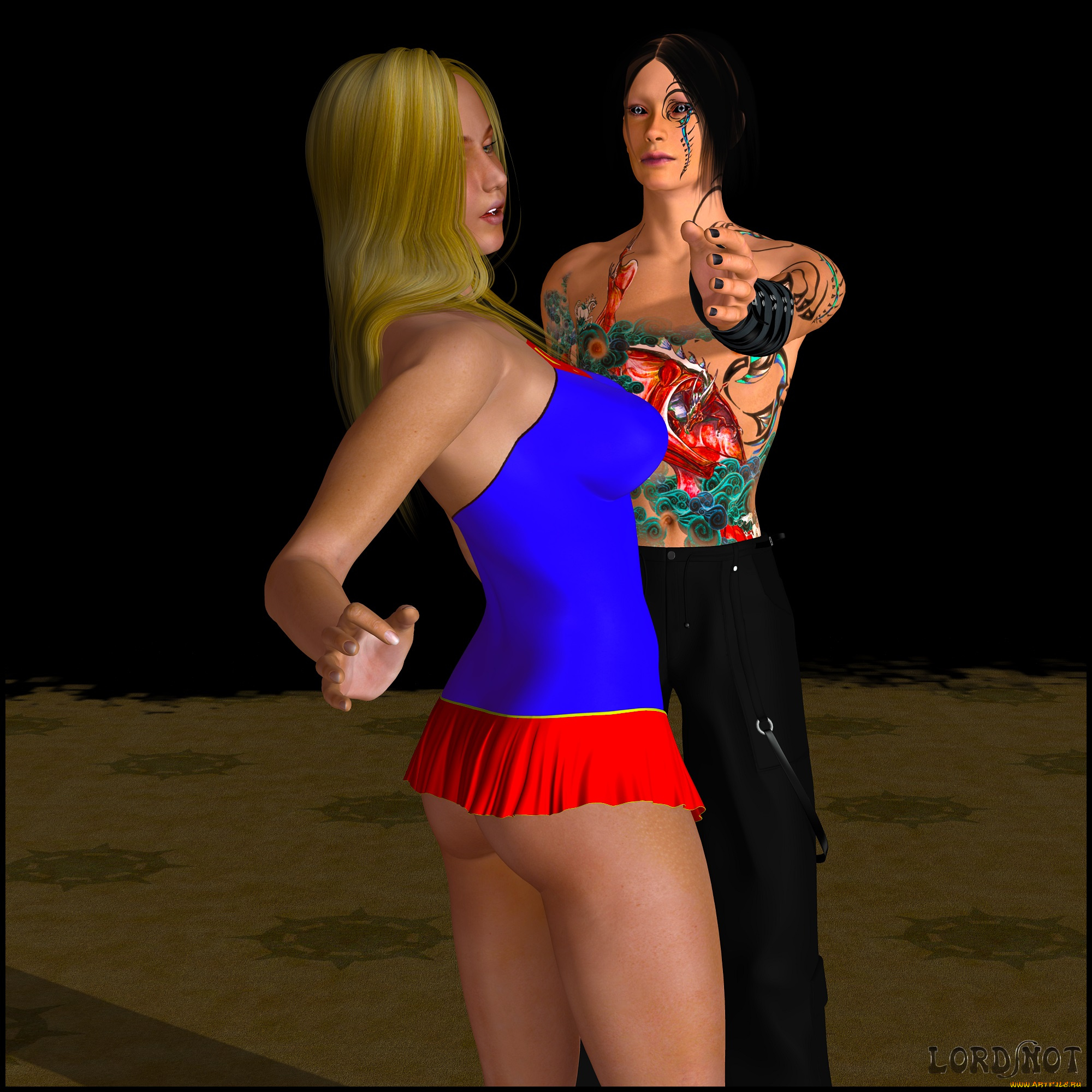 3д, графика, fantasy, фантазия, lordsnot, девушки