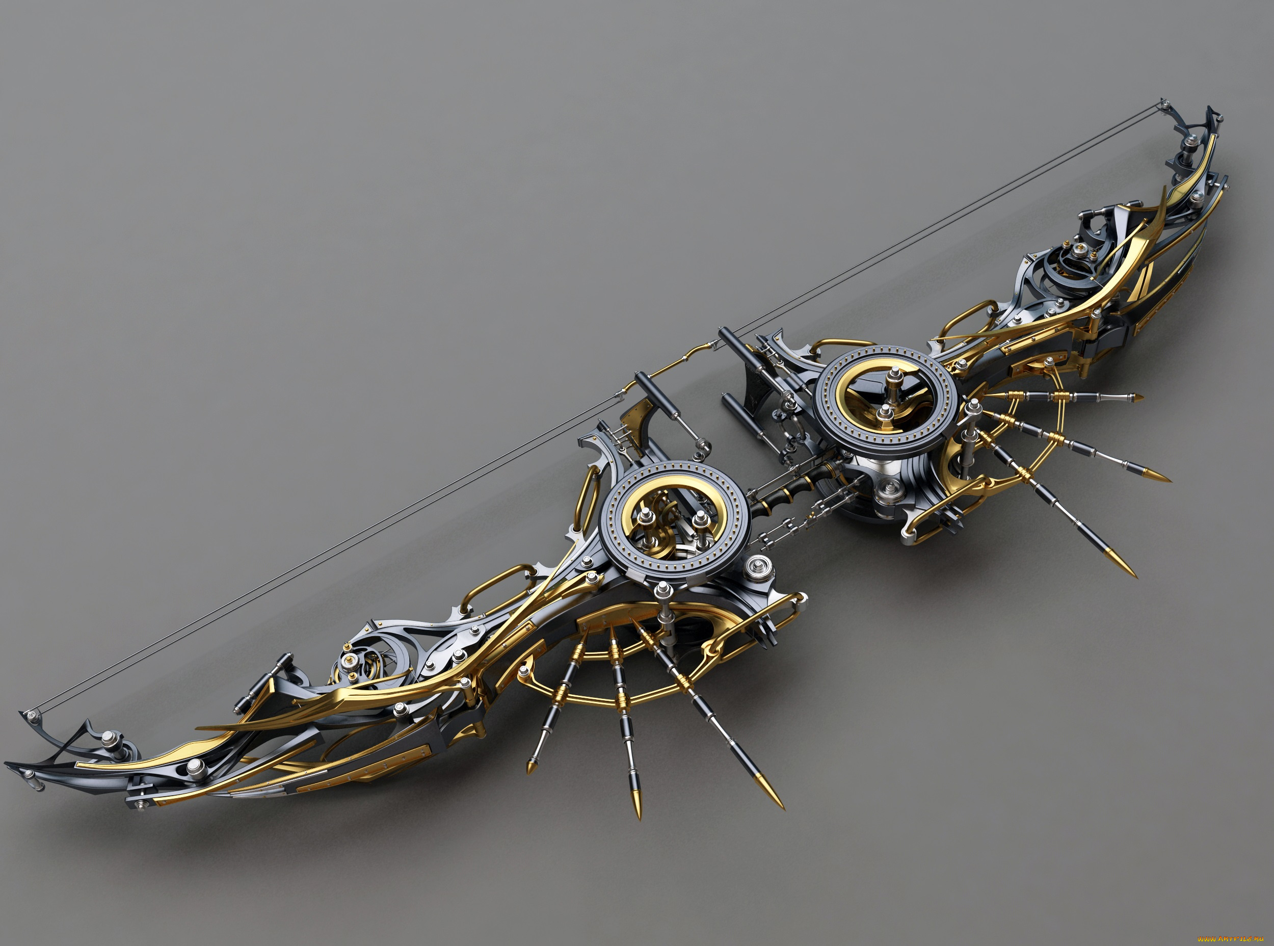 оружие, 3d, лук